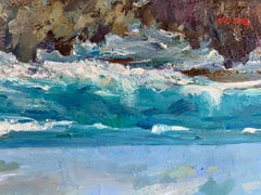 Morning Between Storms - Hawaiian Seascape, Ocean Waves, American Art
