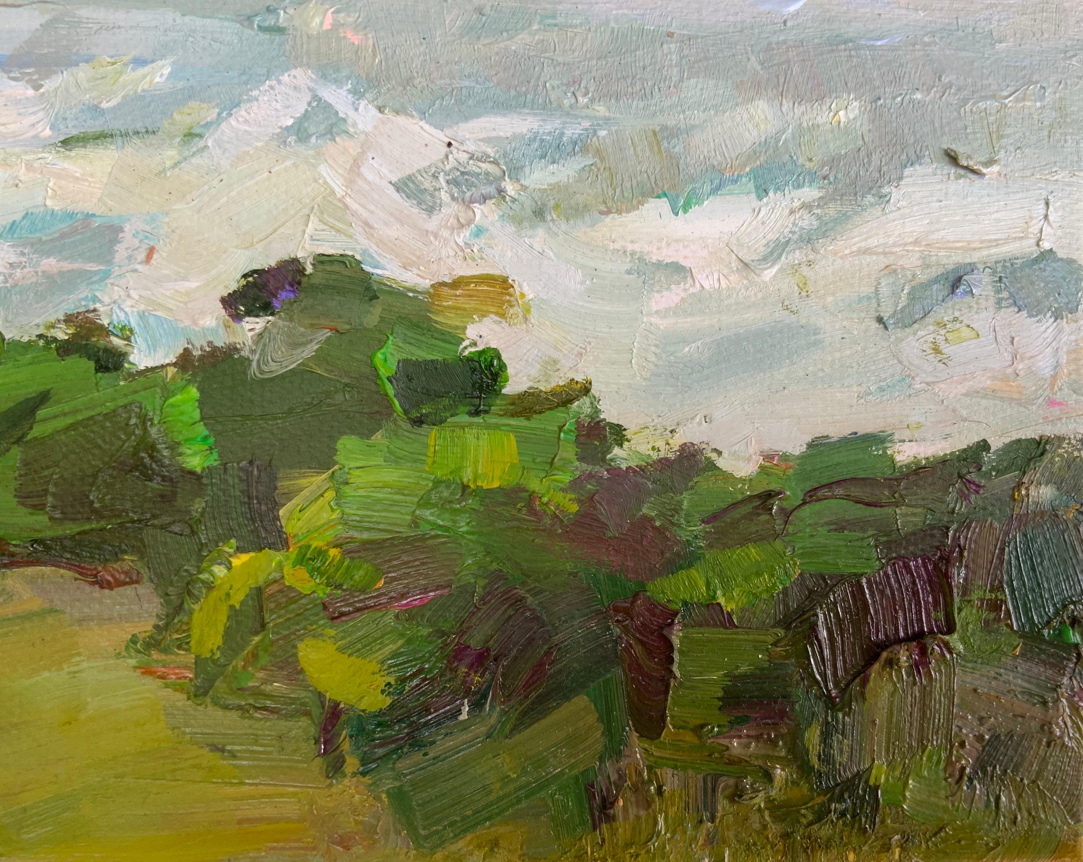 Bewegung am Morgen – Painting von Daria Molostnova