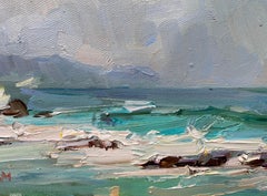 Morning Surf - Hawaiian Seascape, Ocean Waves, Coastal Art, American Artist