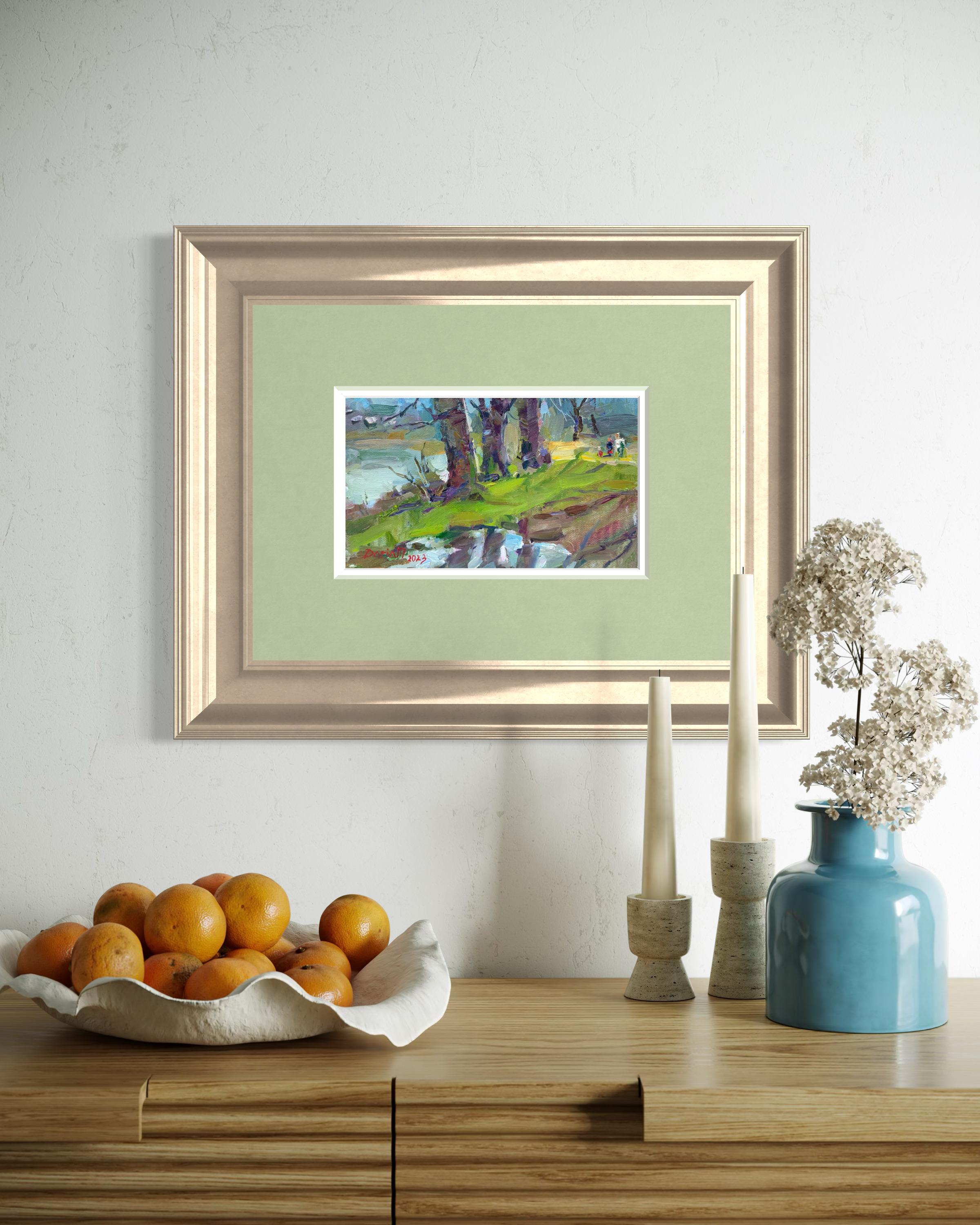 Pozzanghera - Painting Impressionismo di Daria Molostnova