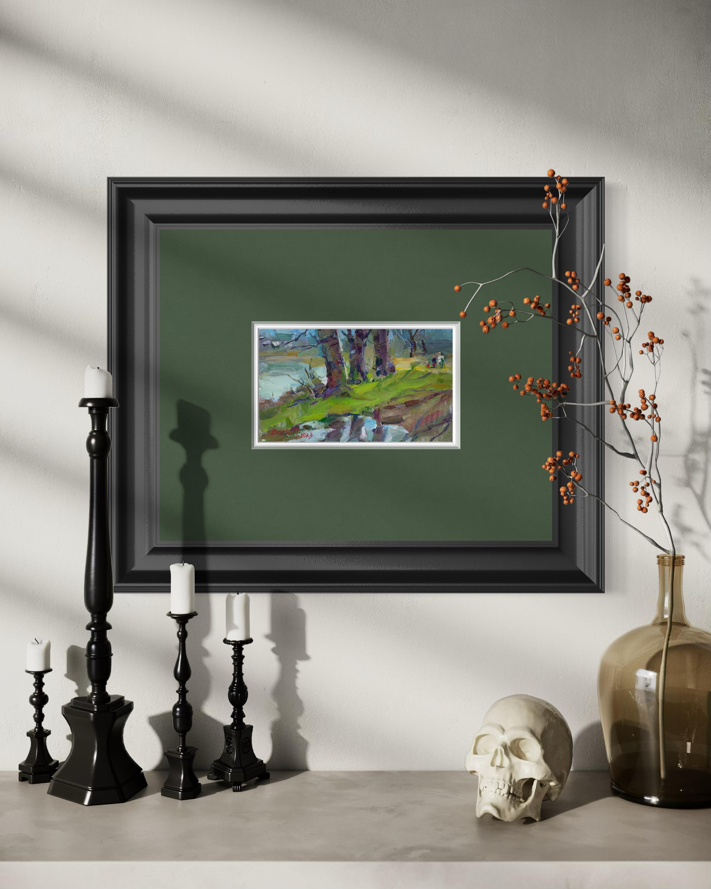 paesaggio primaverile, riflessi, pozzanghere, alberi, piccolo dipinto, plein air, arte americana

Un piccolo studio plein-air dipinto in primavera in una tranquilla cittadina di provincia. 

