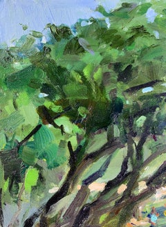 Pupukea Foodland. Hawaiian street scene, figures, daily life, plein air