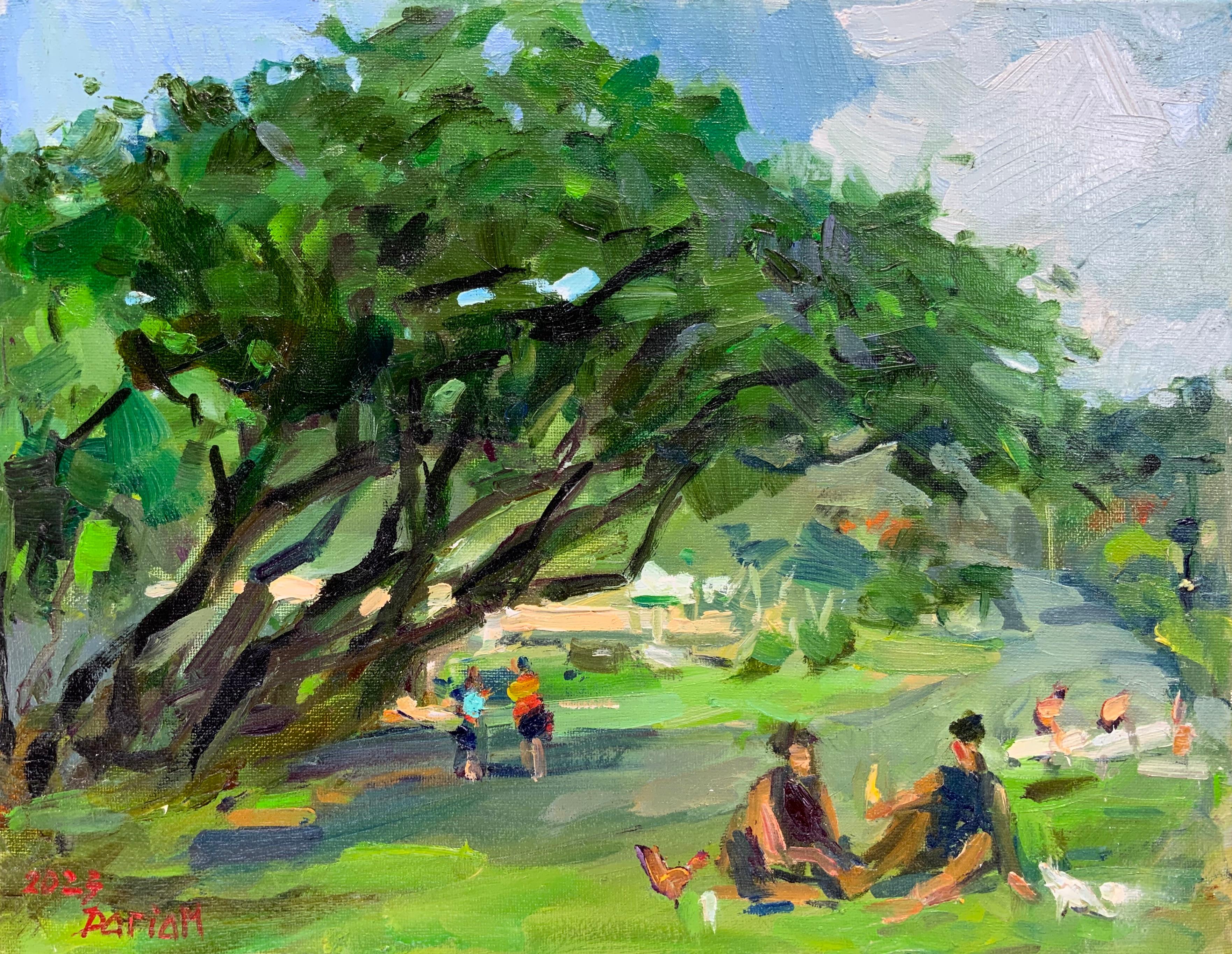 Daria Molostnova Landscape Painting – Pupukea Foodland