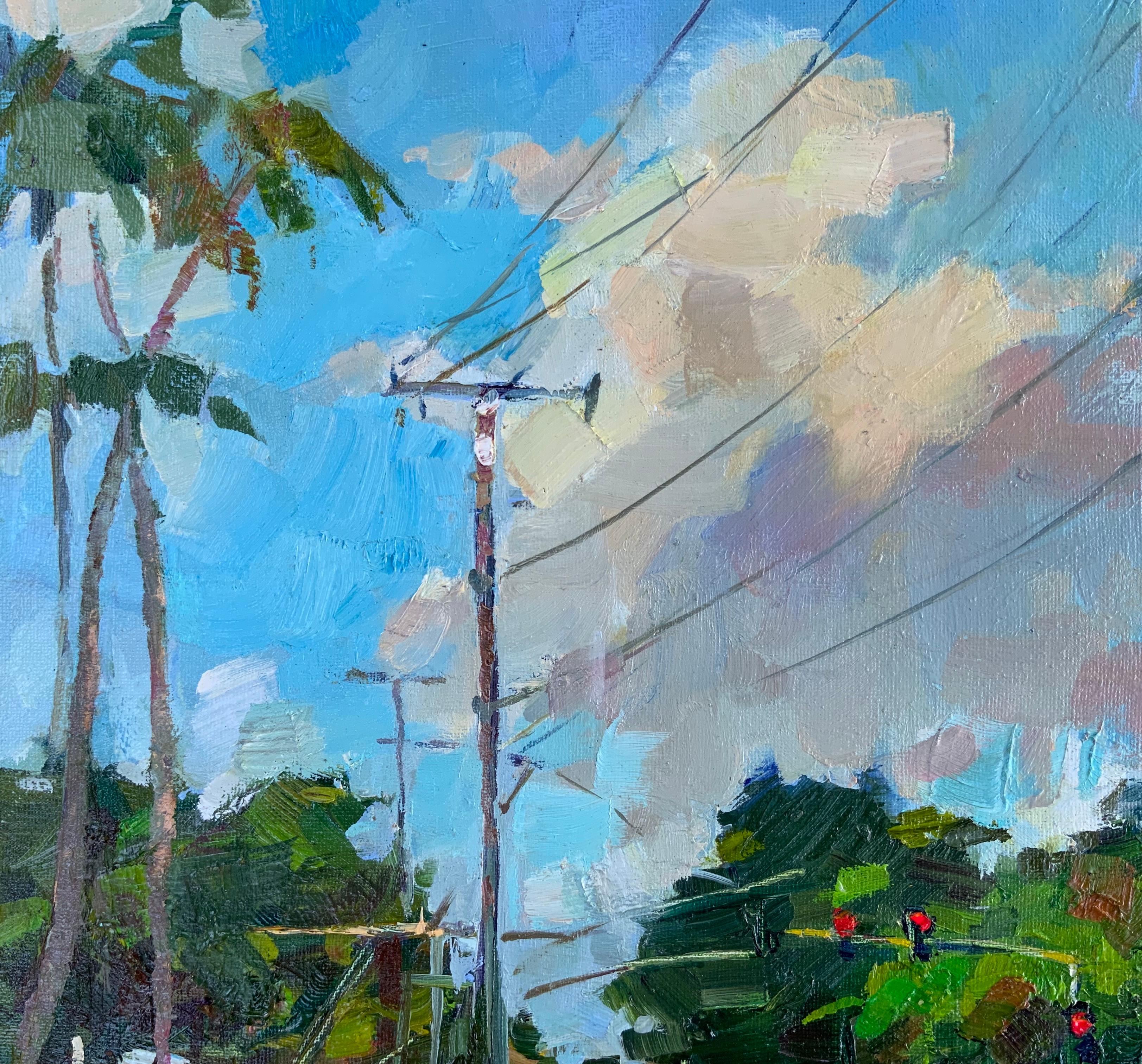 Kreuzung Pupukea/Kam Hwy (Realismus), Painting, von Daria Molostnova