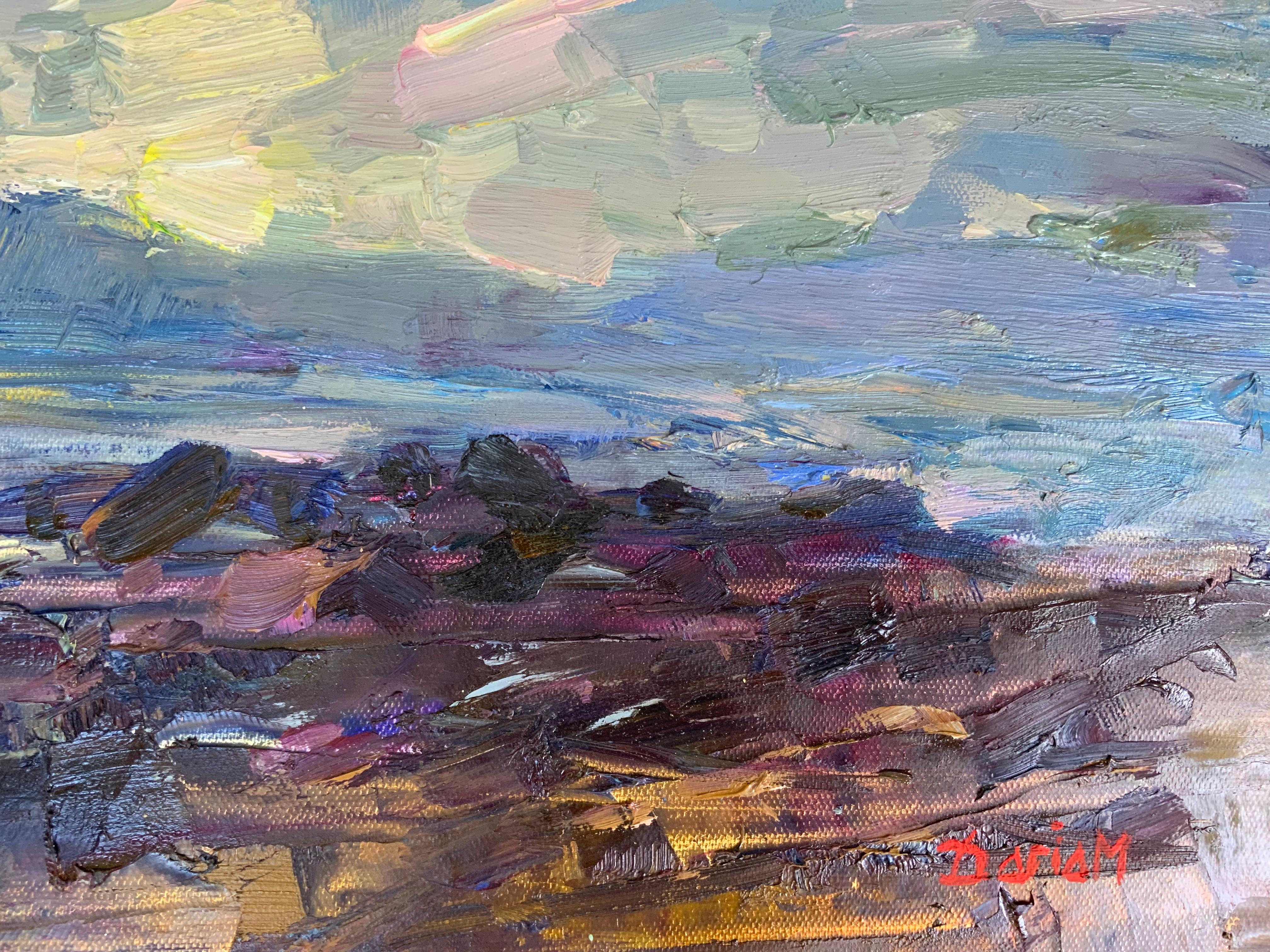 Hawaiian landscape, ocean, night, moon, impressionism, plein air, interior painting, American artist, American art, American landscape

In Hawaii, not only the days are beautiful — the nights are too. 

