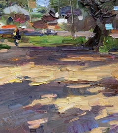 Road to the Beach. Hawaii Plein Air, Tropical Light, Coastal Landscape, Seaside
