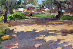 Road to the Beach. Hawaii Plein Air, Tropical Light, Coastal Landscape, Seaside