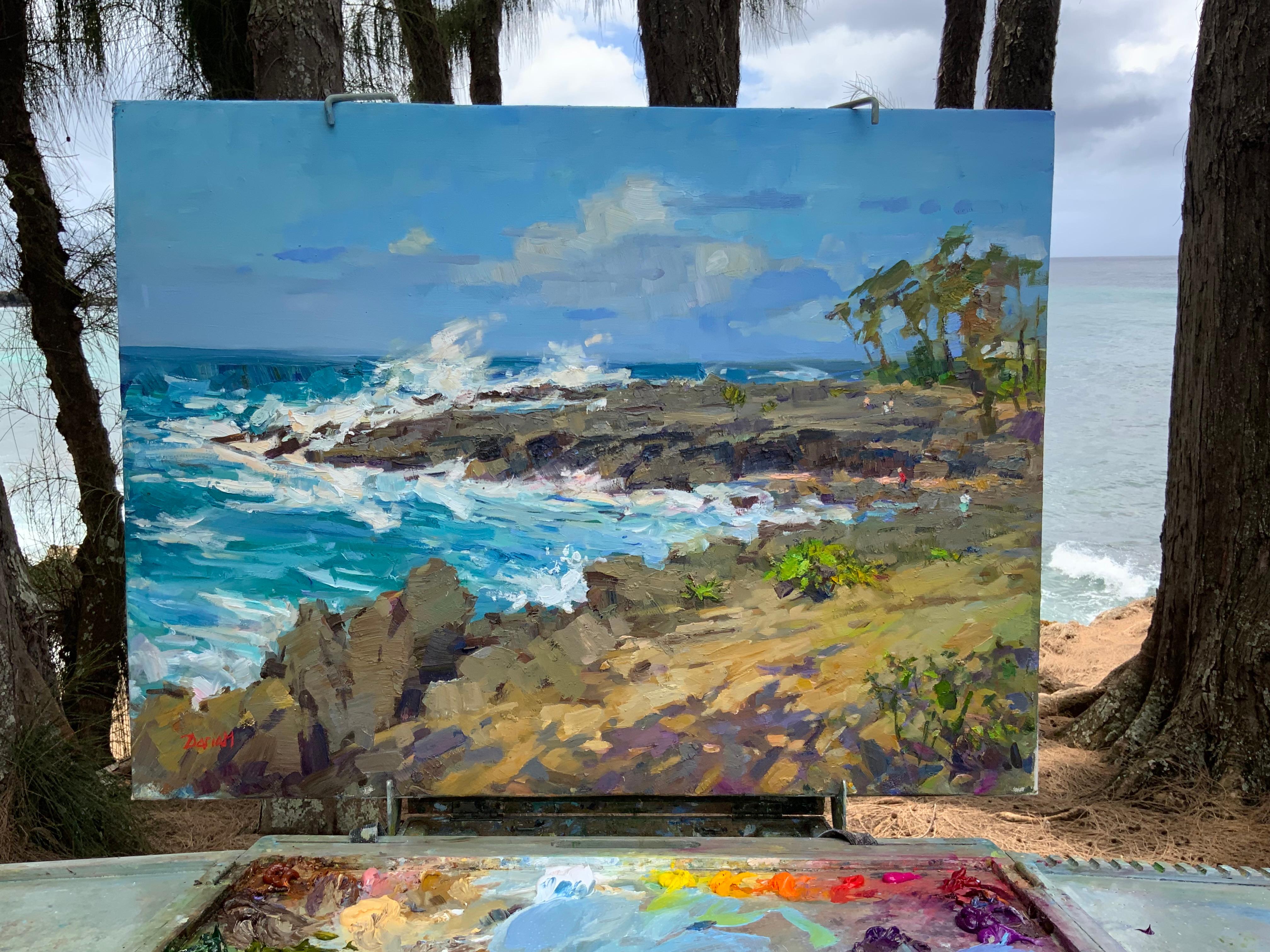 A. Stone. Mattina alle Hawaii - Painting Impressionismo di Daria Molostnova