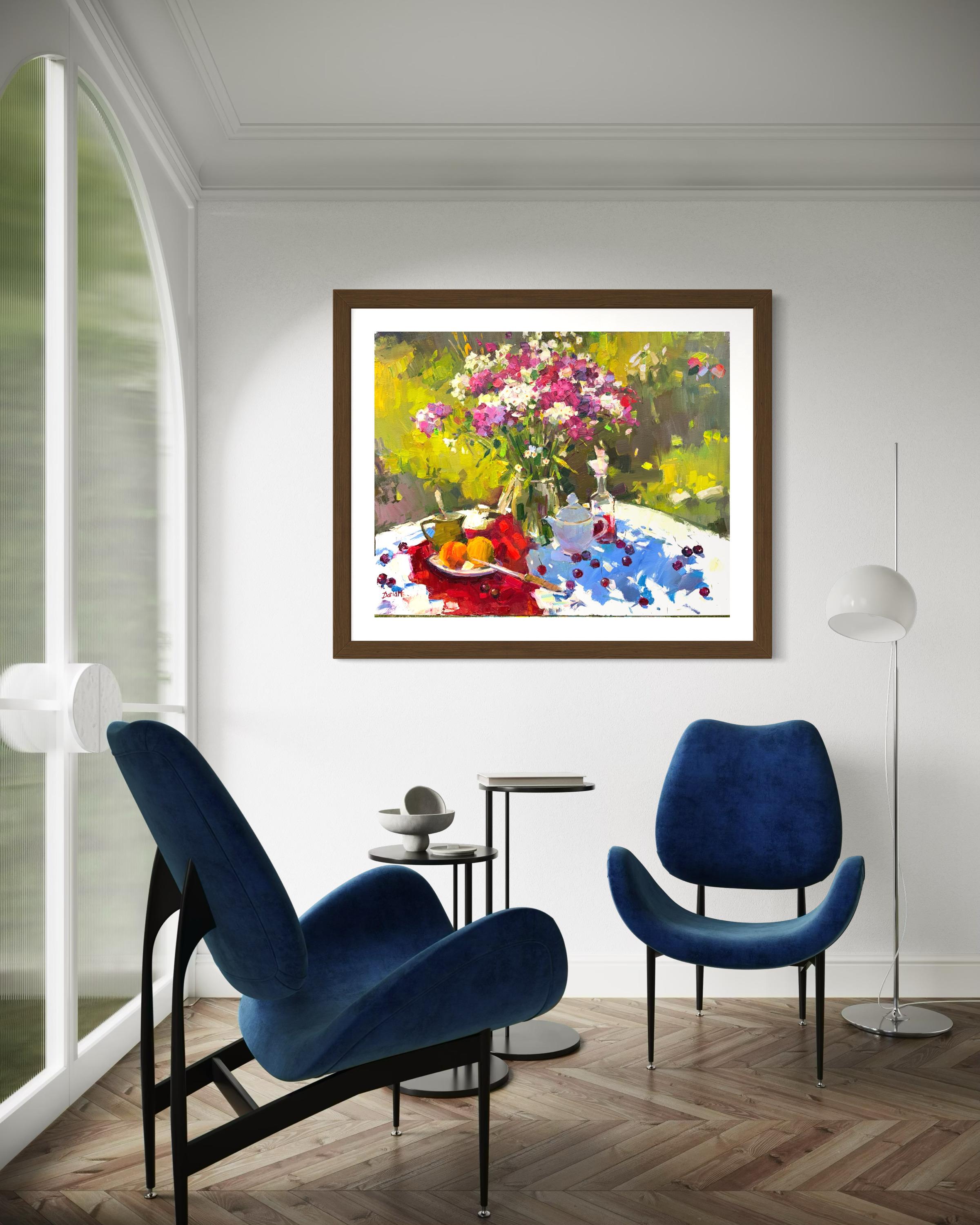 Summer Still Life in the Garden im Angebot 6