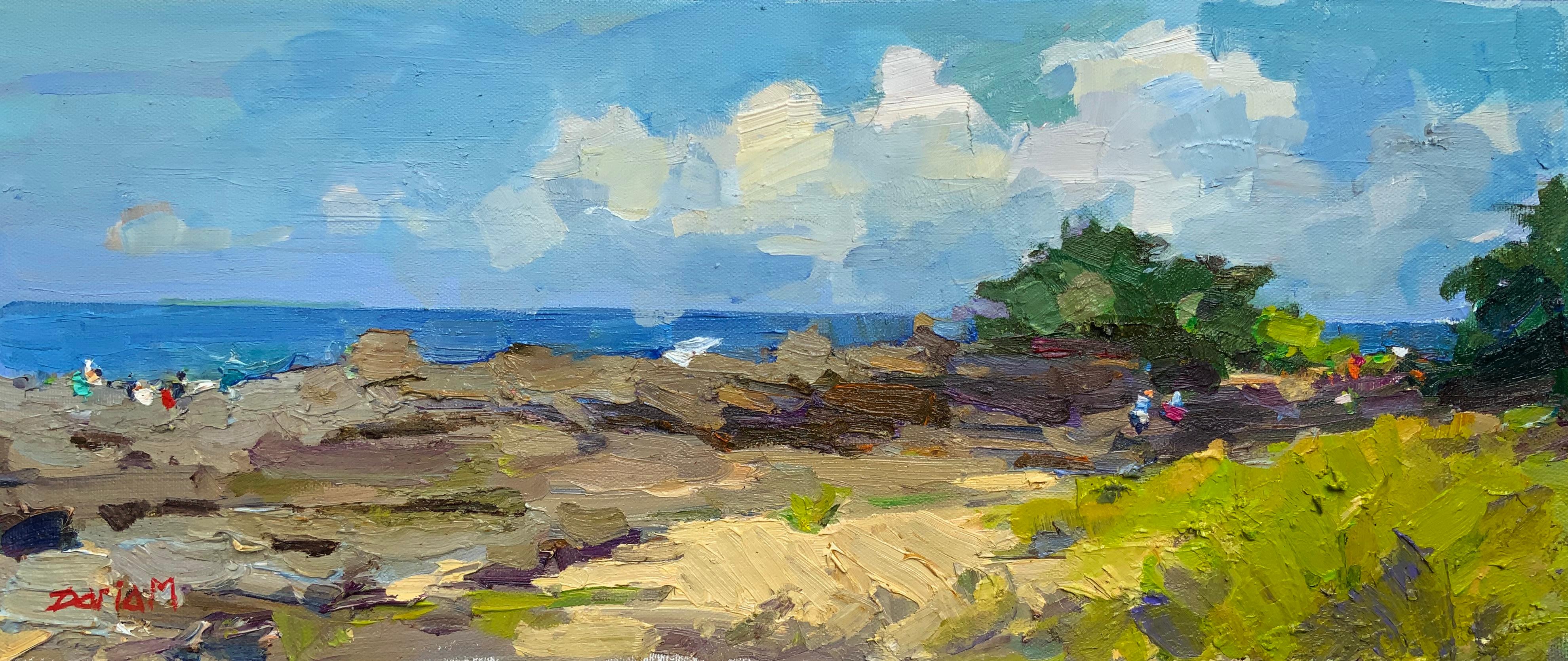 Landscape Painting Daria Molostnova - La route vers l'océan