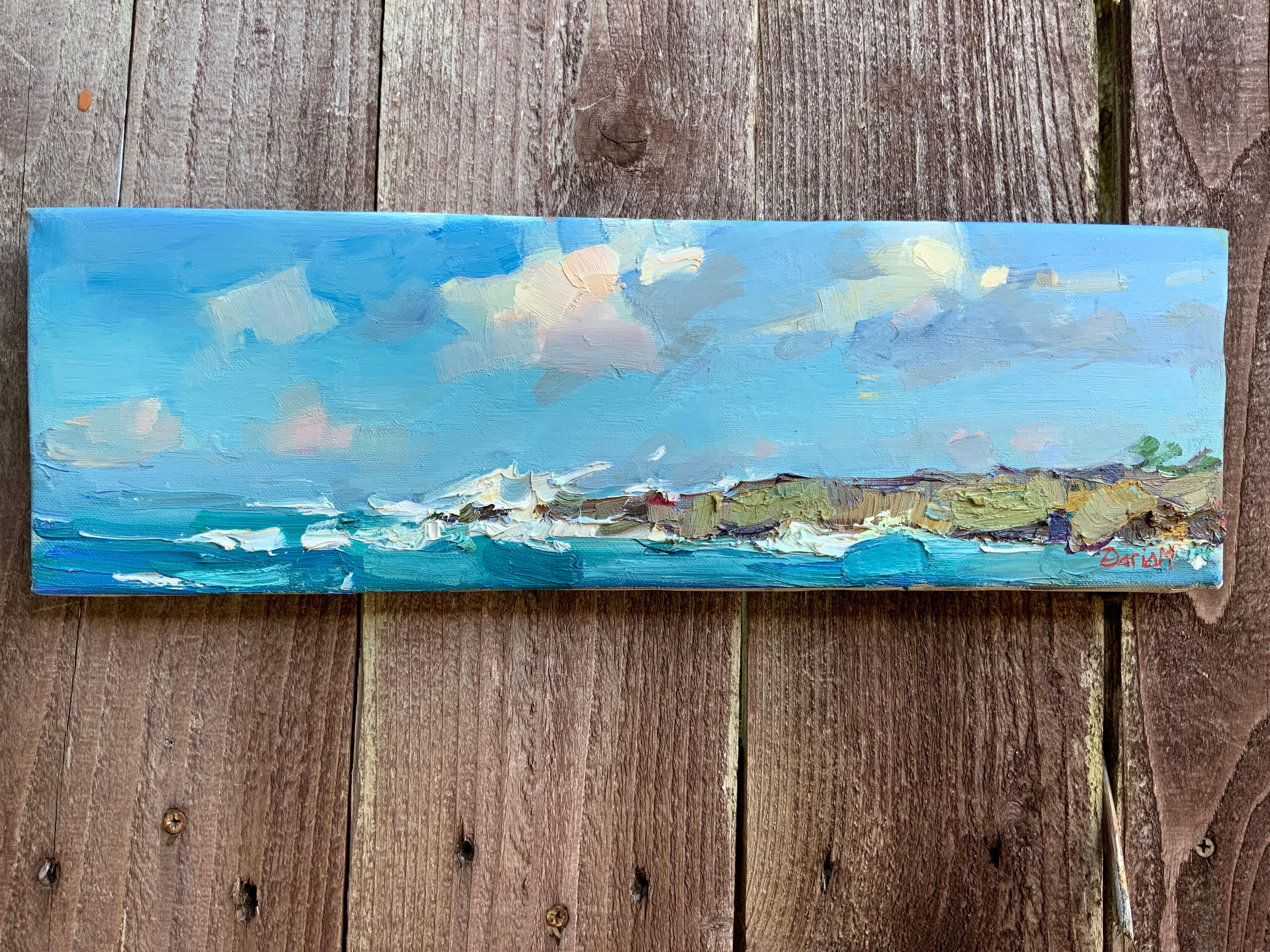 Onde e nuvole - Painting di Daria Molostnova
