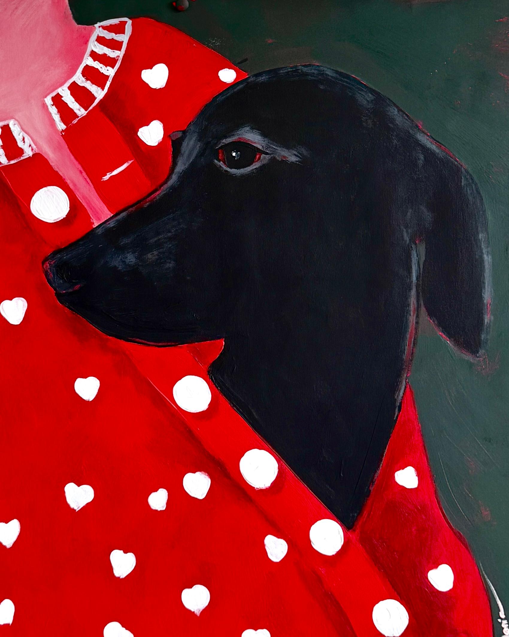 Meinem Herzen nah – Painting von Daria Okhrimenko