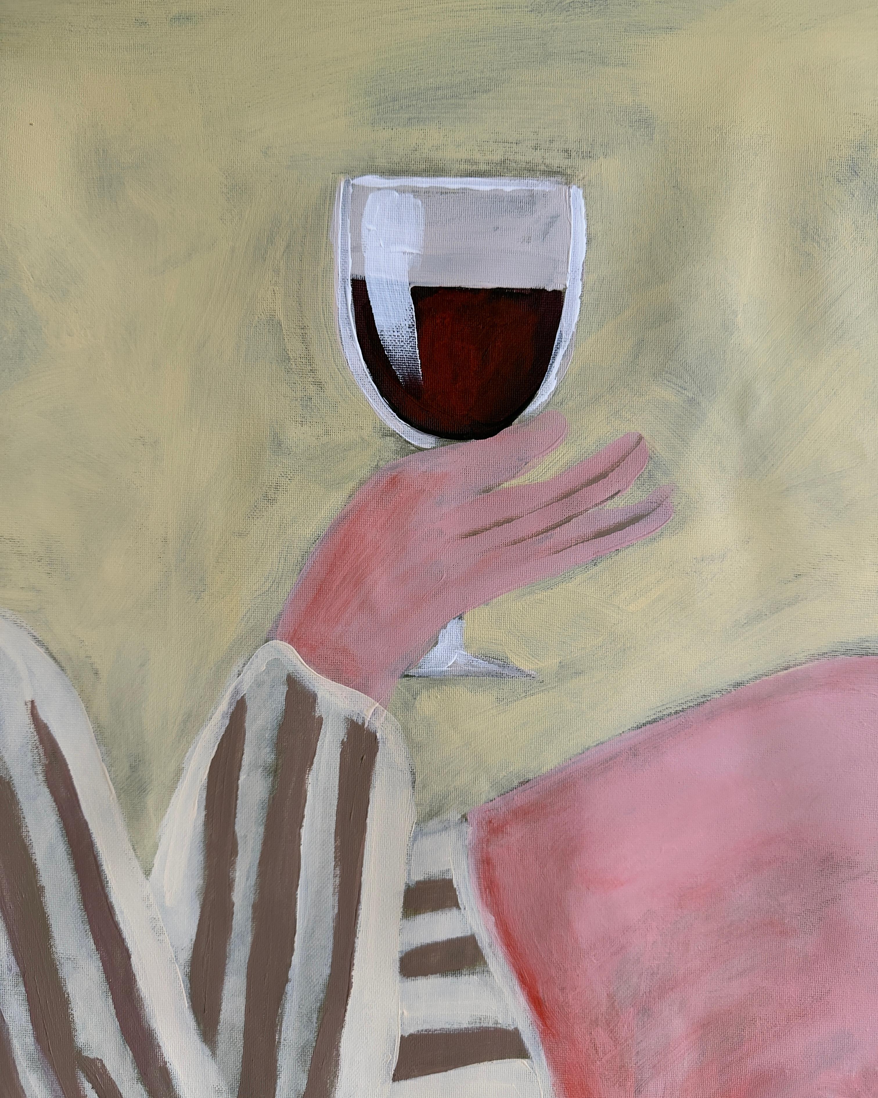 Folge 2 (Braun), Figurative Painting, von Daria Okhrimenko