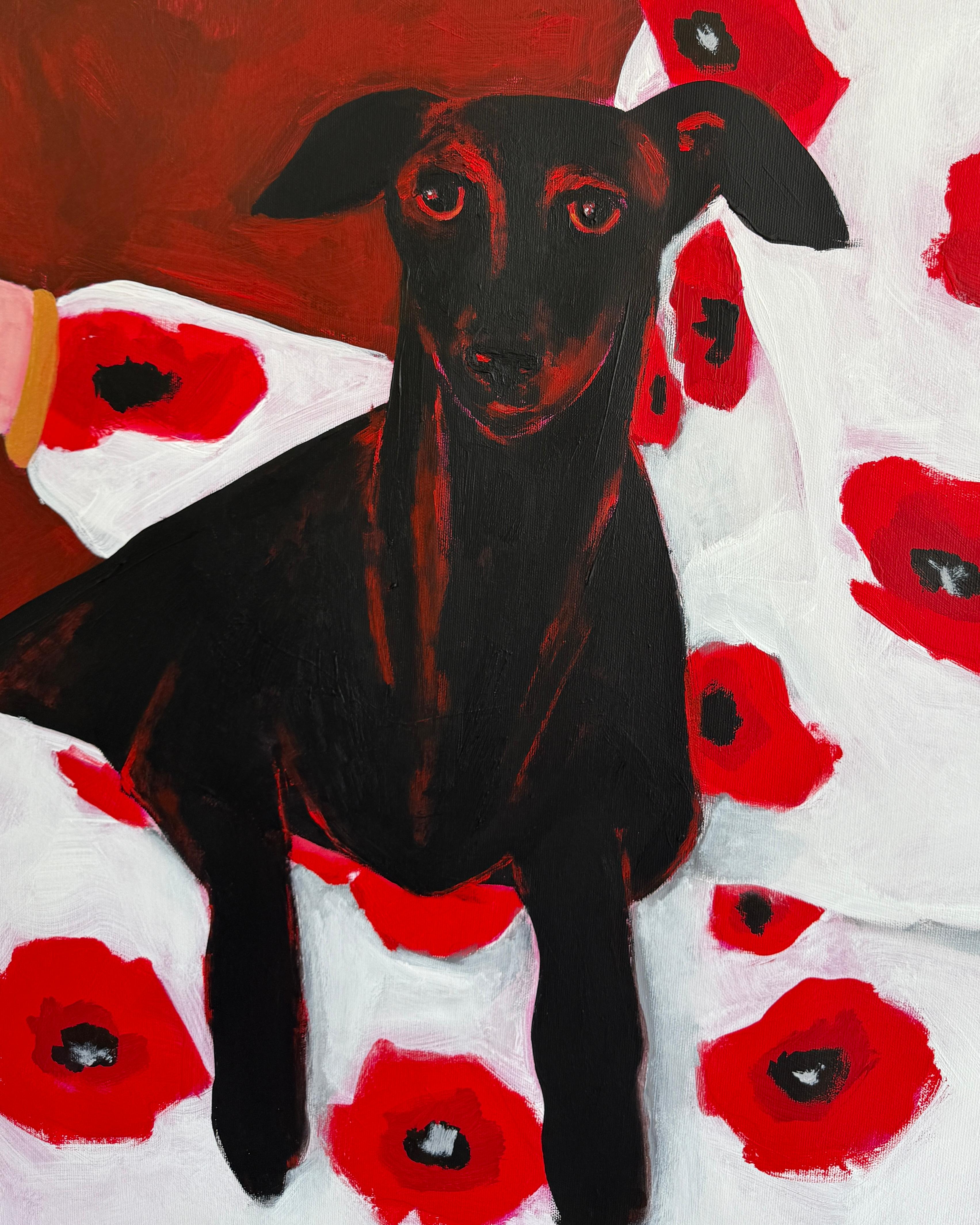 I Want to Go Home - Contemporary Painting by Daria Okhrimenko