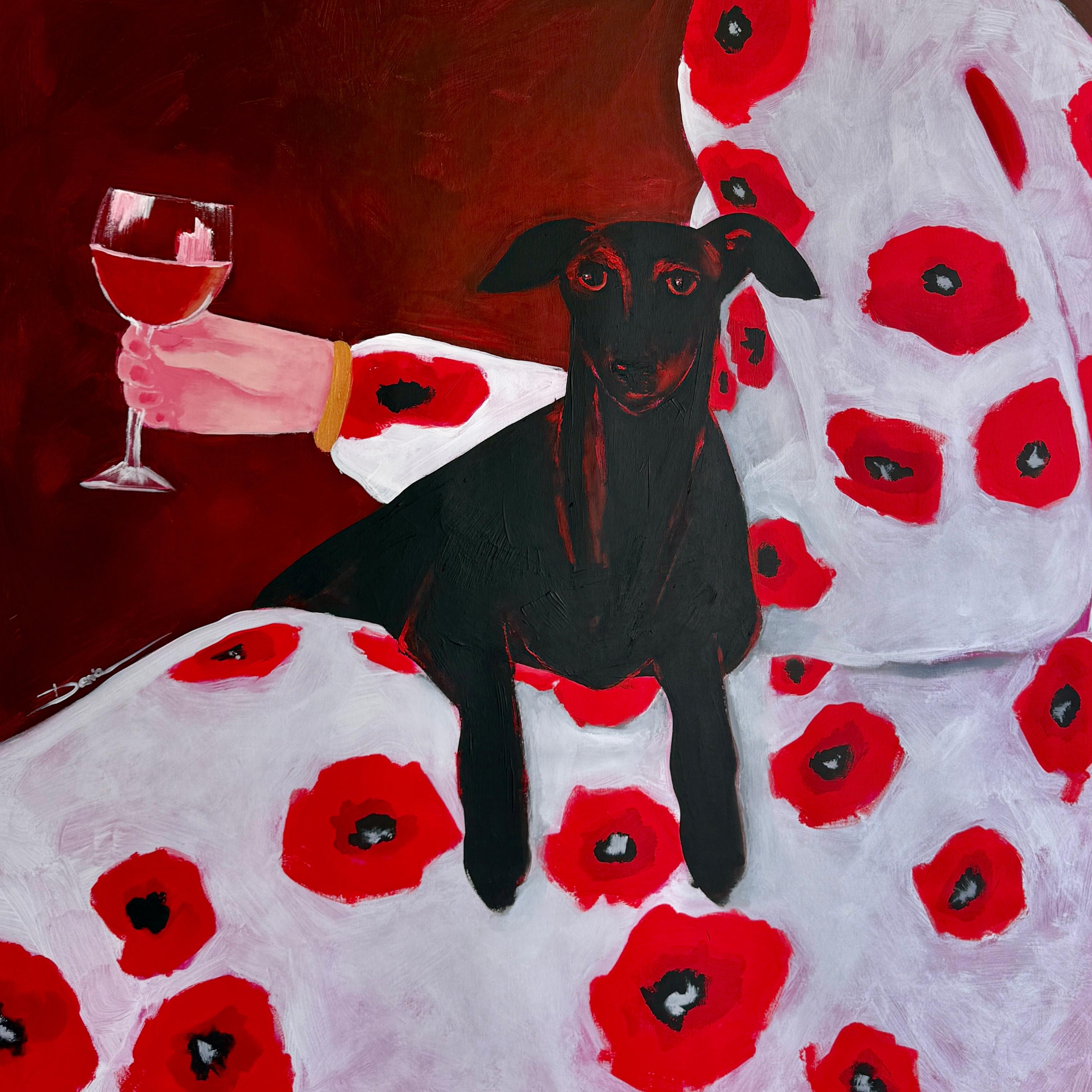 Daria Okhrimenko Animal Painting - I Want to Go Home