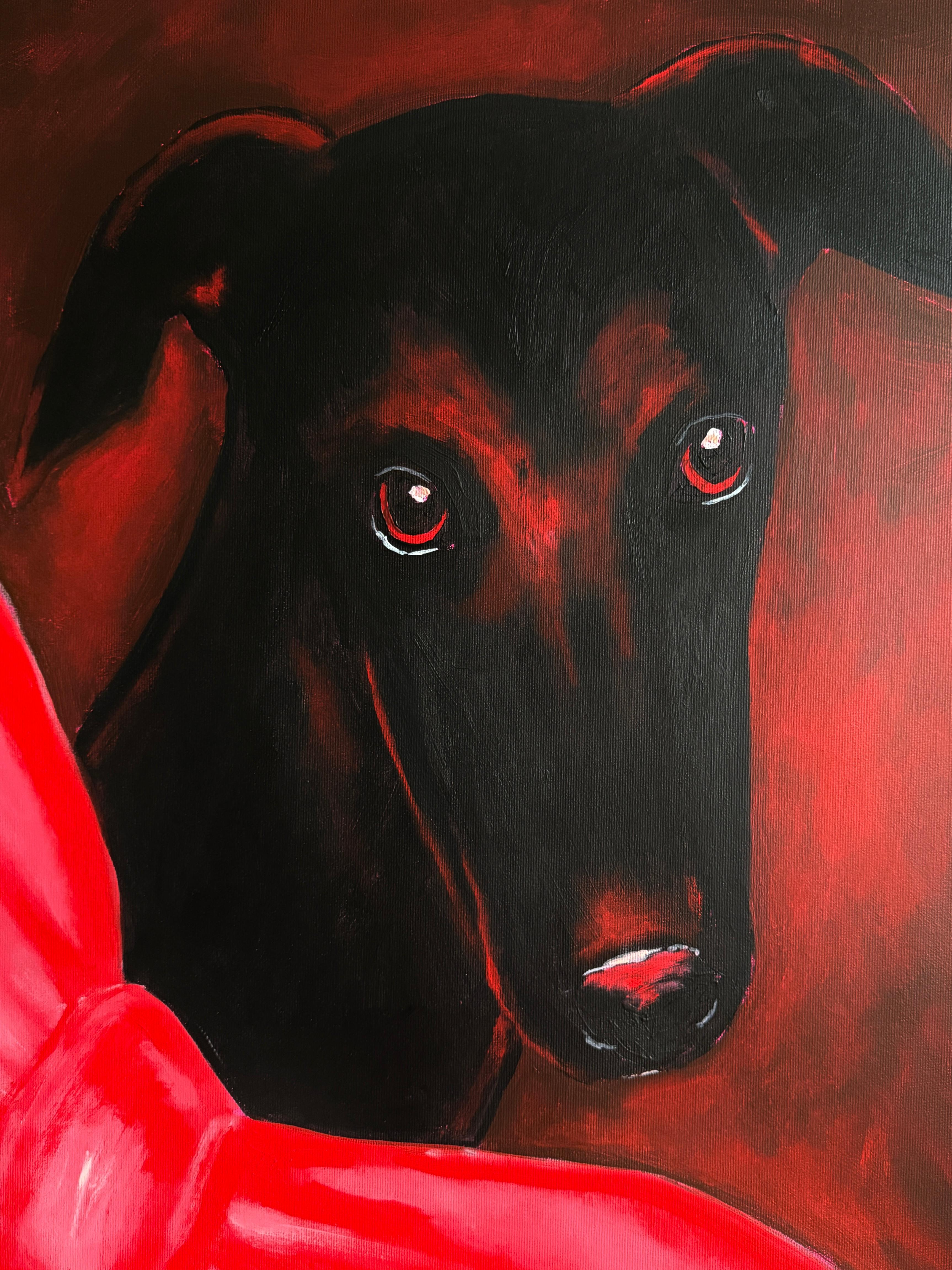 I'm Not Your Toy - Painting by Daria Okhrimenko