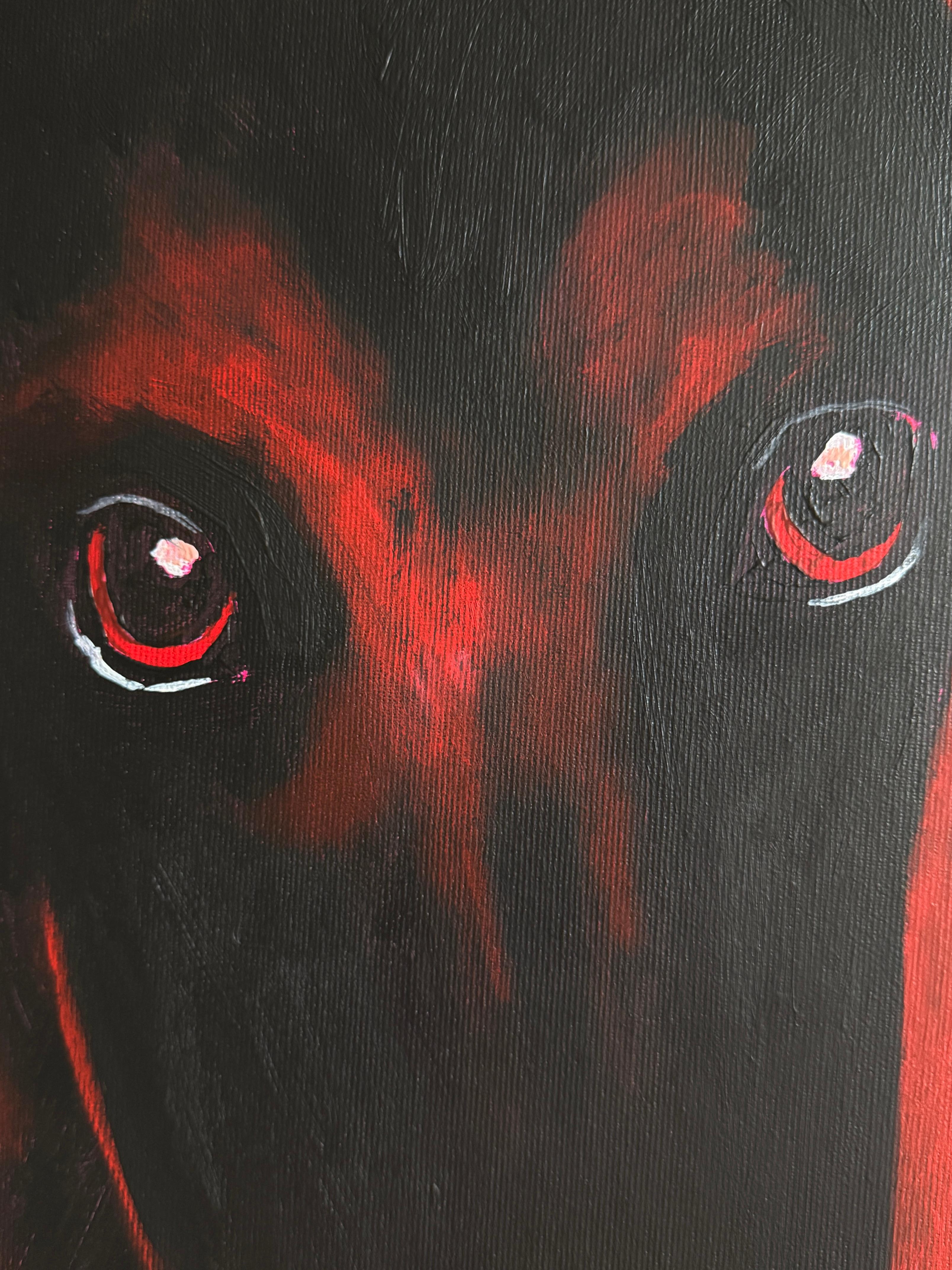 I'm Not Your Toy - Contemporary Painting by Daria Okhrimenko