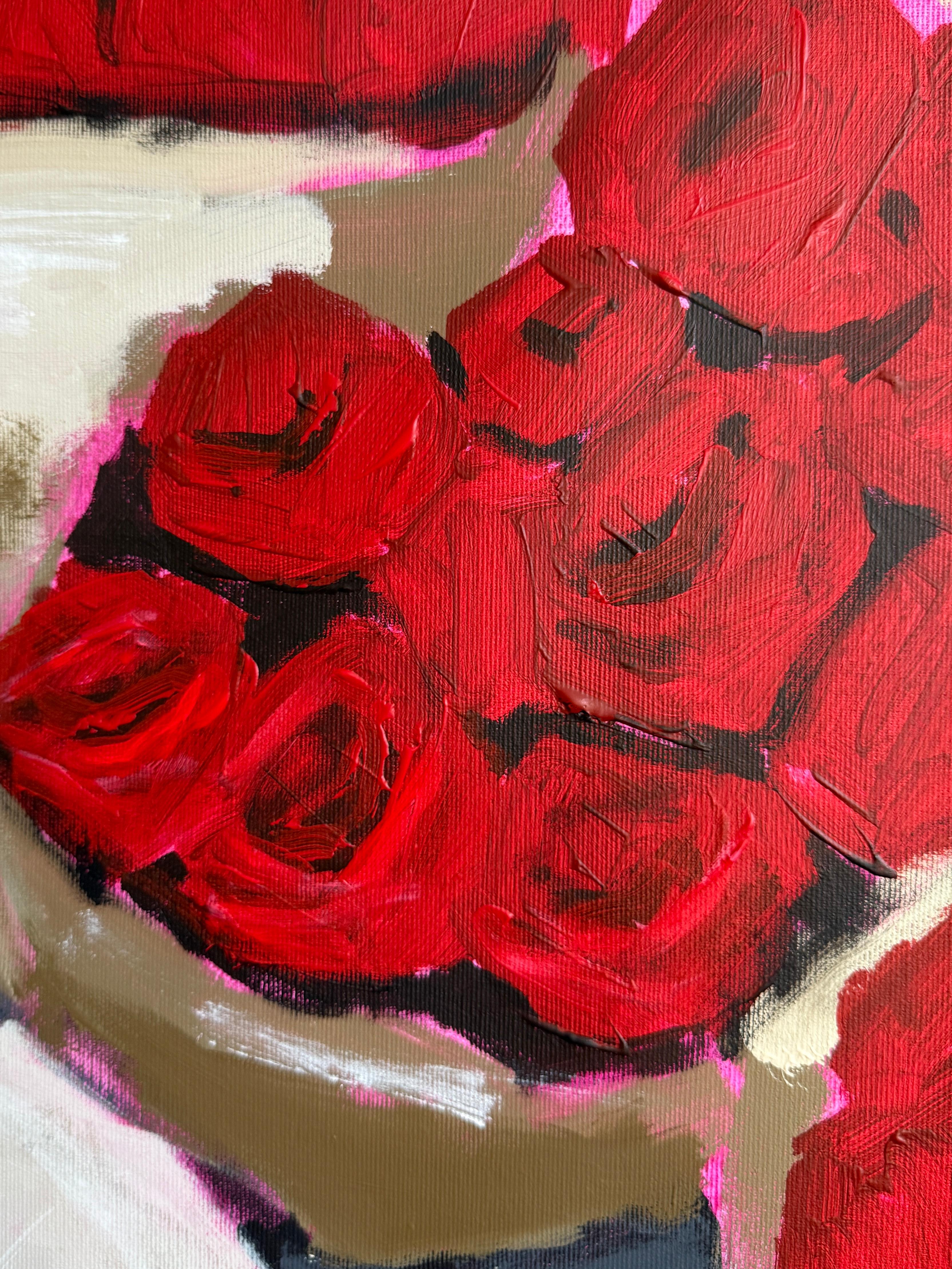 Liebesmarkt (Braun), Animal Painting, von Daria Okhrimenko