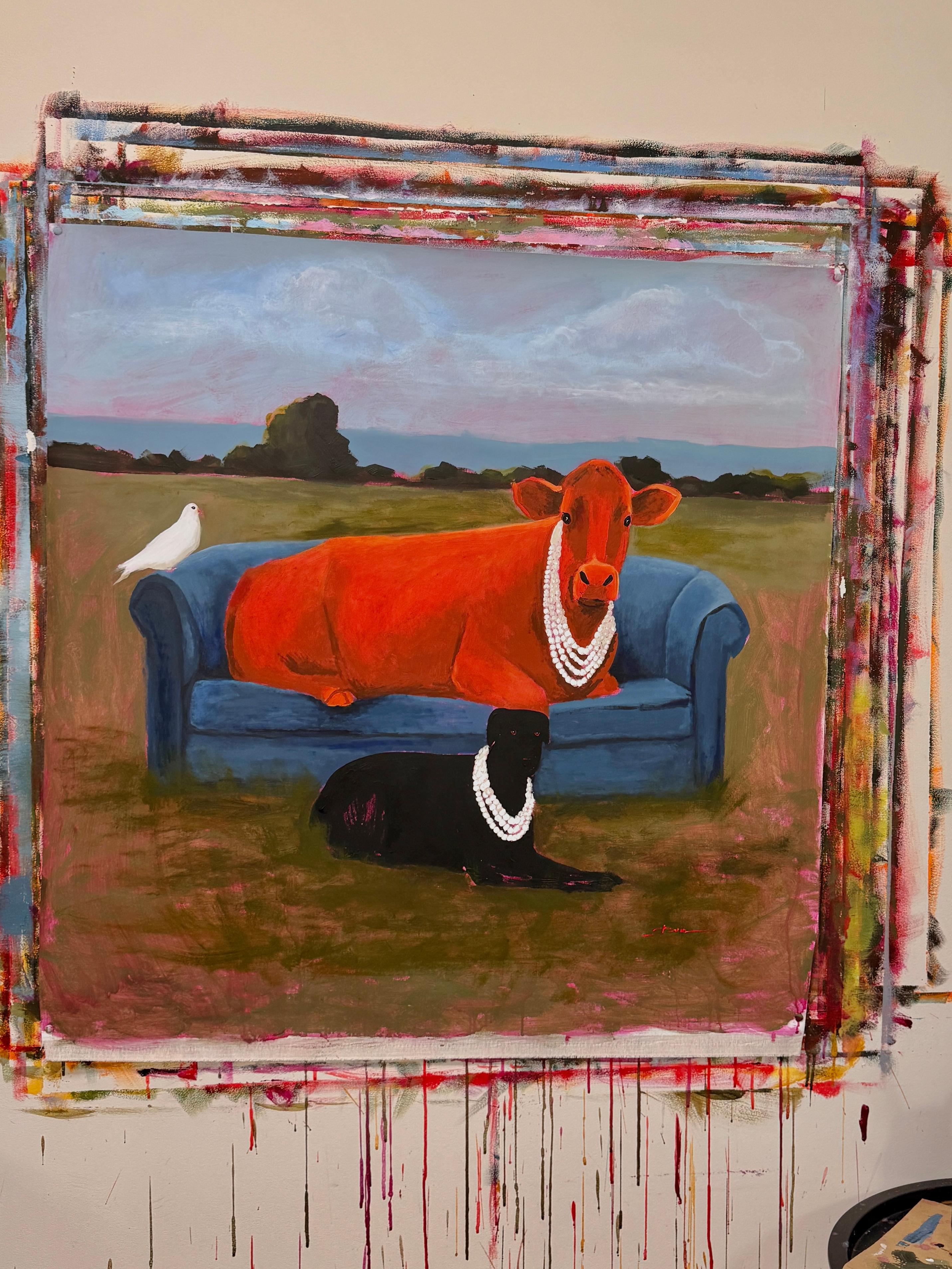 Not Perfect but Real - Painting by Daria Okhrimenko