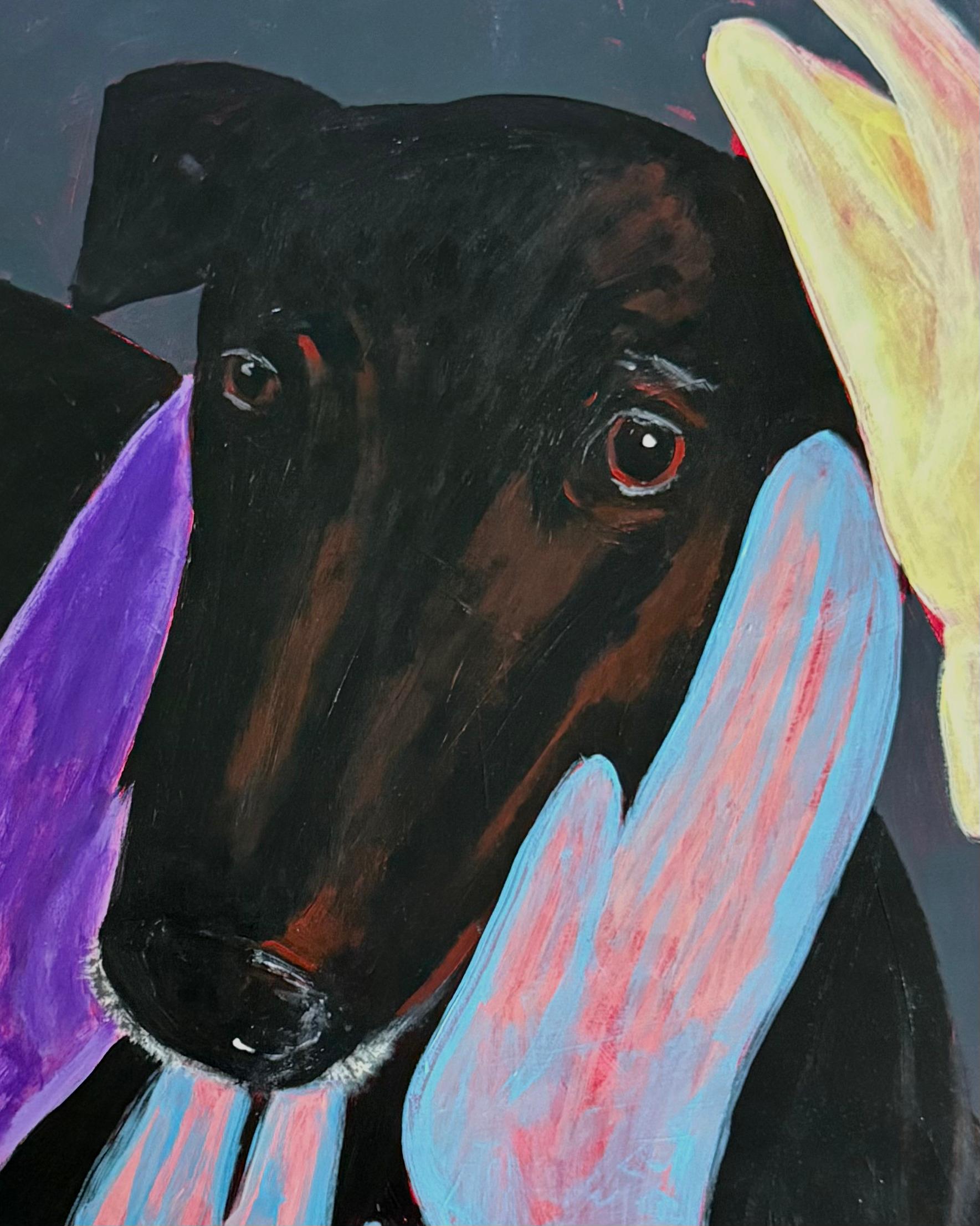 Permission to Toch - Painting by Daria Okhrimenko