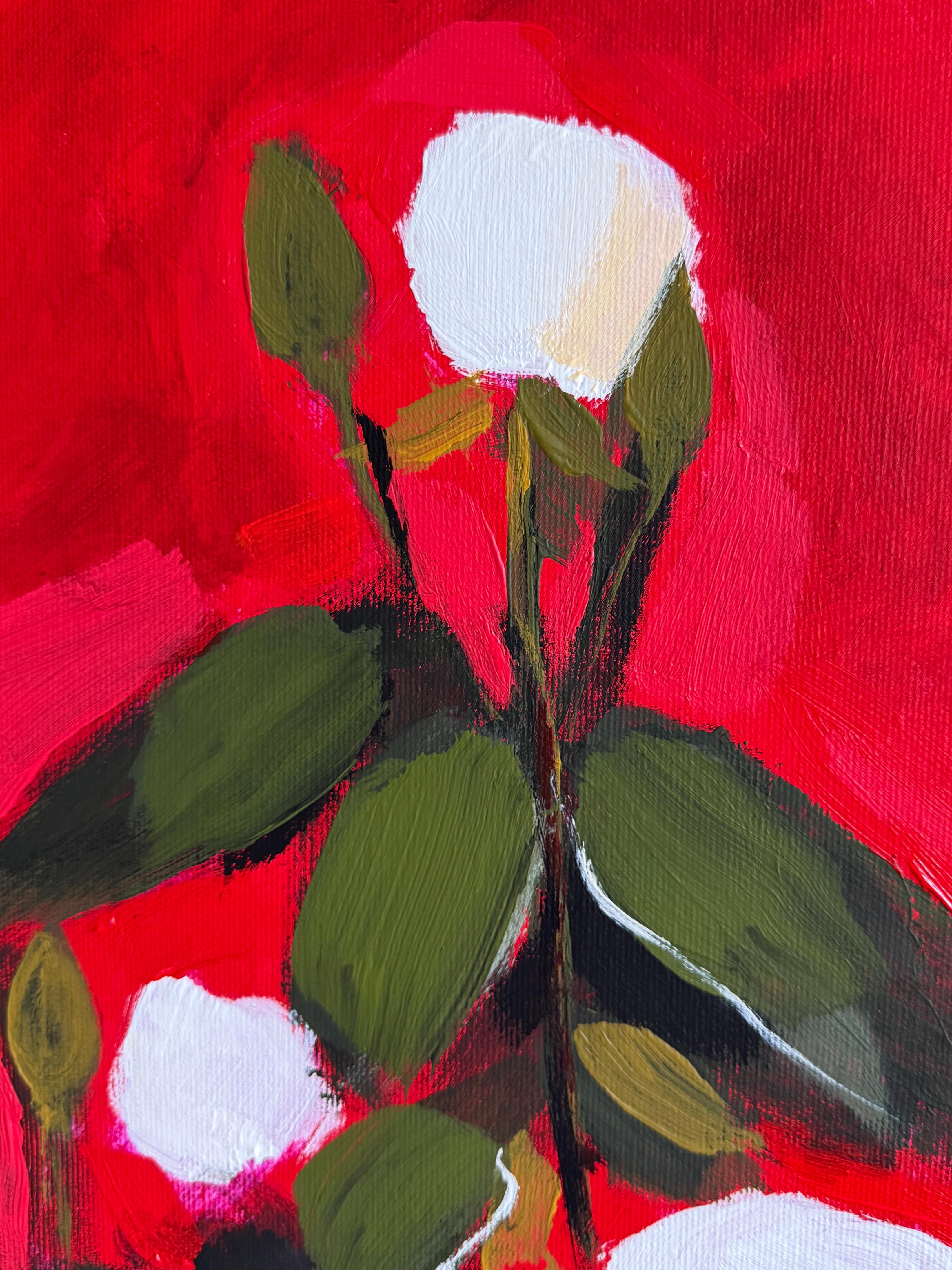 Rosen #1 (Zeitgenössisch), Painting, von Daria Okhrimenko