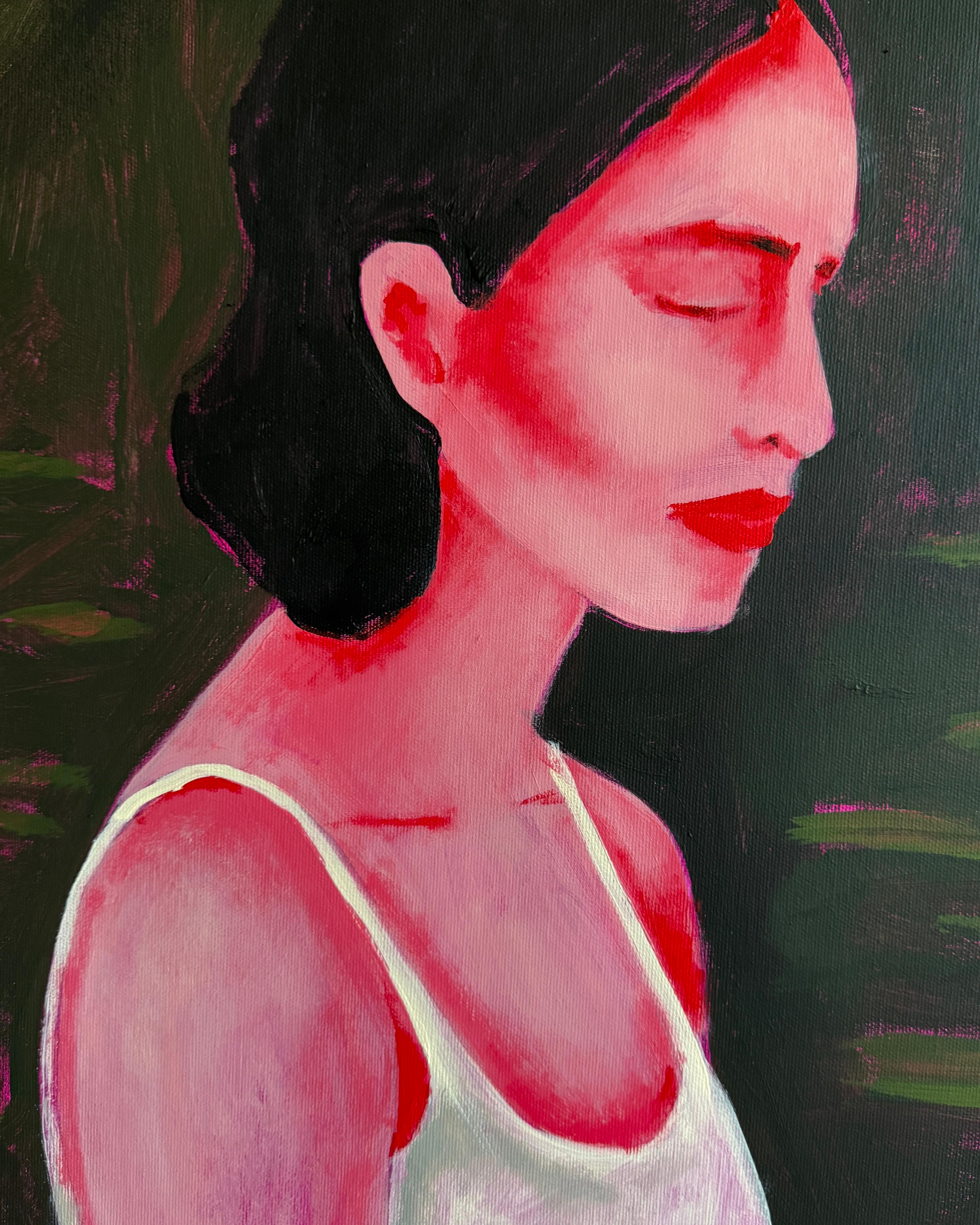 Geteiltes Schweigen (Zeitgenössisch), Painting, von Daria Okhrimenko