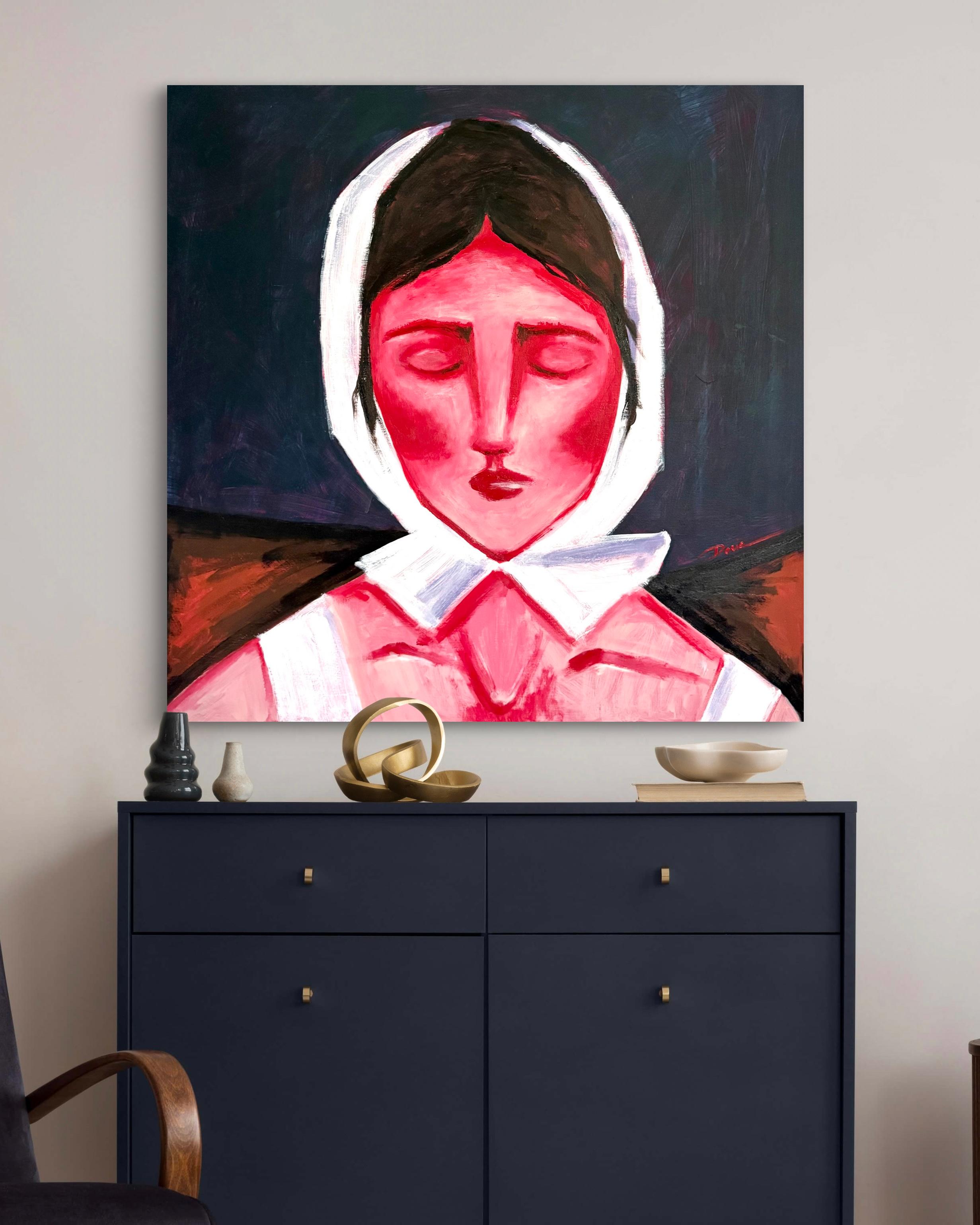 When No Answers Are Needed - Contemporary Painting by Daria Okhrimenko