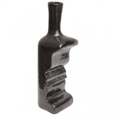 Daric Harvie Amerikanische moderne schwarze Keramikvase/Skulptur aus Daric