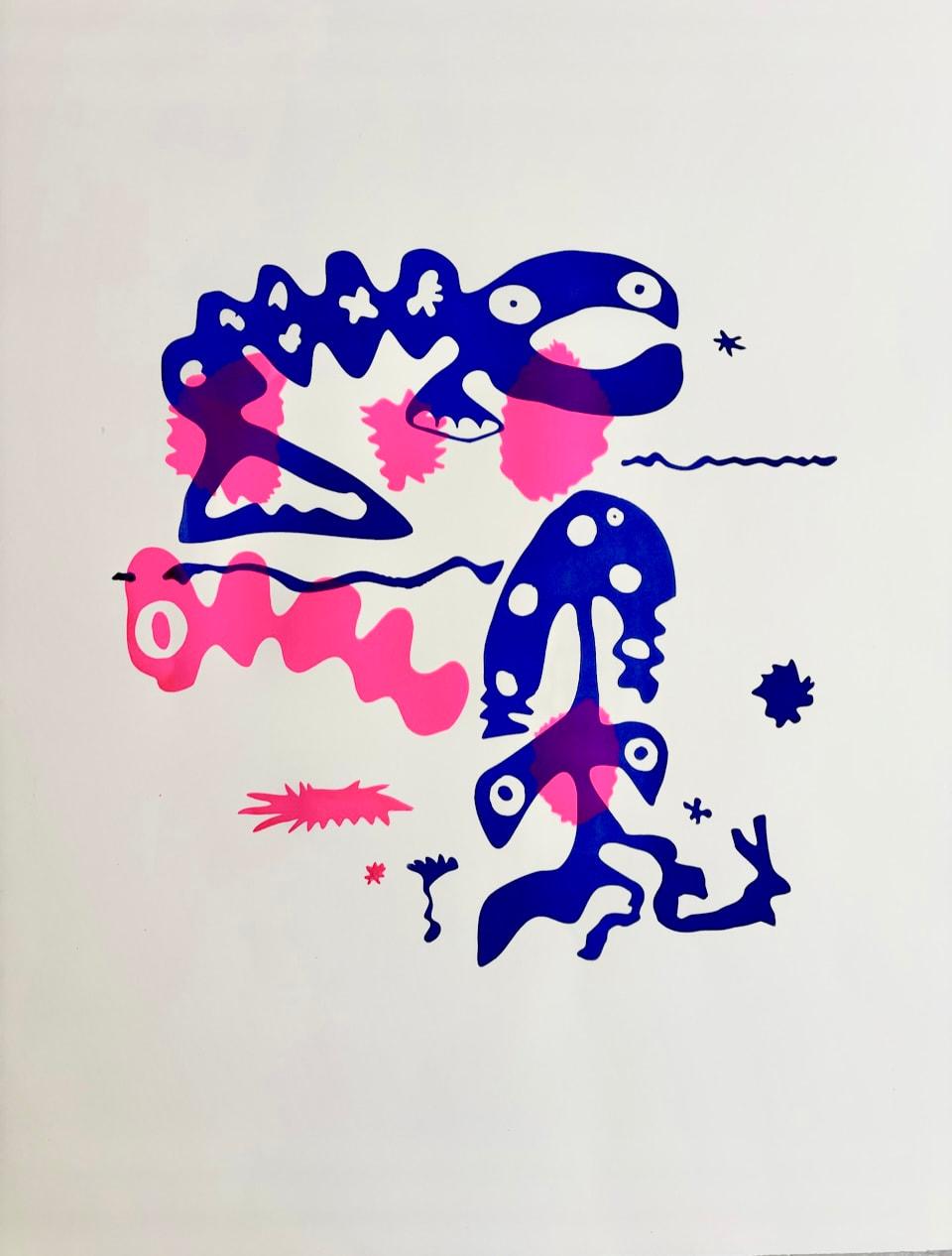 Darin Wacs Abstract Print - Untitled