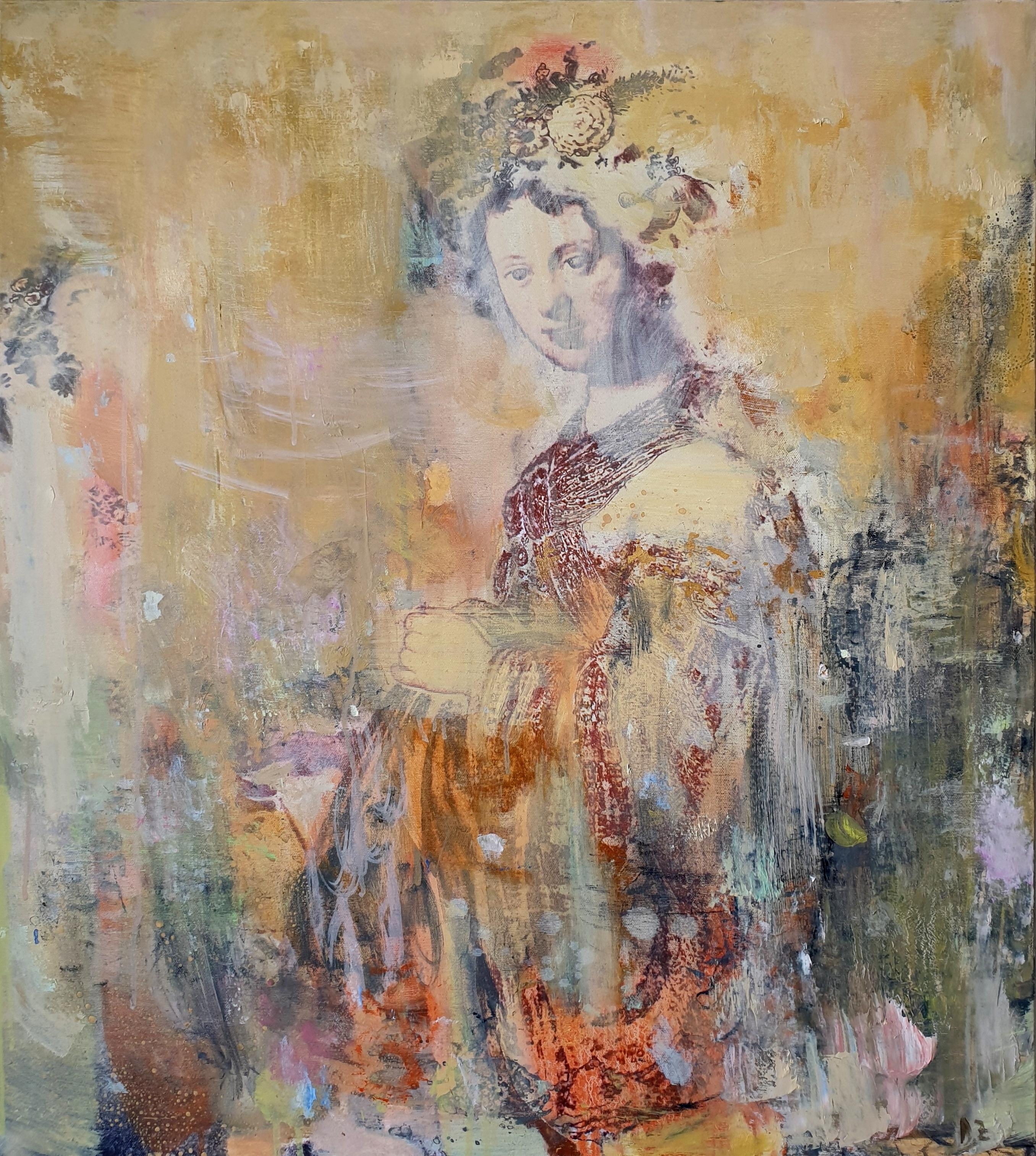 Darina Zlatareva Abstract Painting - Inspired By Rembrandt I