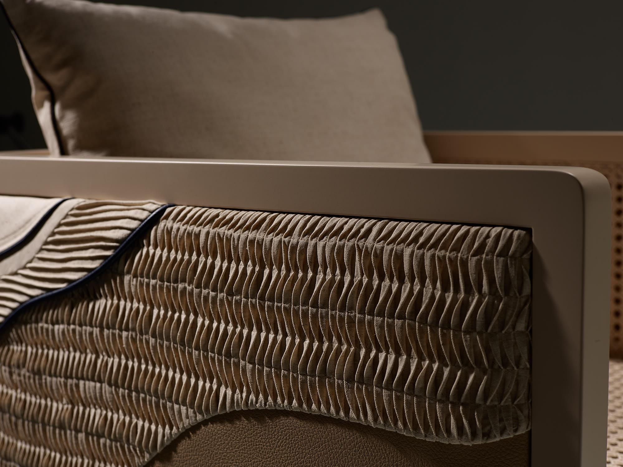 Structure, Line and Movement Contemporary Armchair with Artistic Intervention For Sale 2