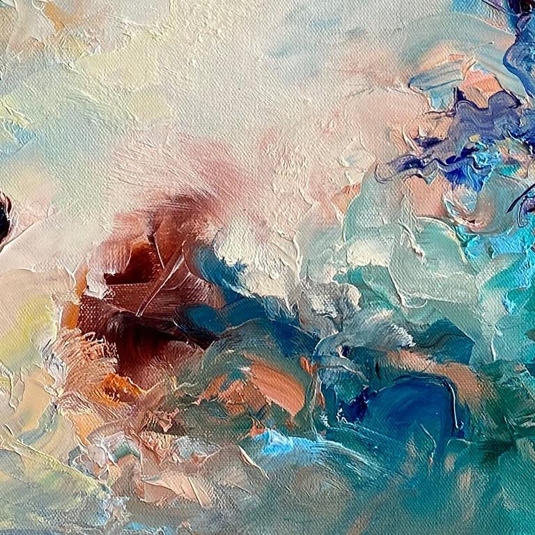 Trésors inconnus de Dario Campanile, peinture à l'huile expressionniste abstraite, 2020 en vente 6