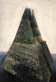 DAVID AND GOLIATH - Davide e Golia - Paint by Dario Cusani - 1996