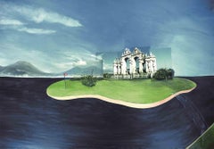 Green Blu - Paint by Dario Cusani - 1996