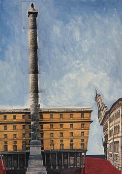 Vintage HEAVENLY ROME - Roma Celeste - Paint by Dario Cusani - 1995