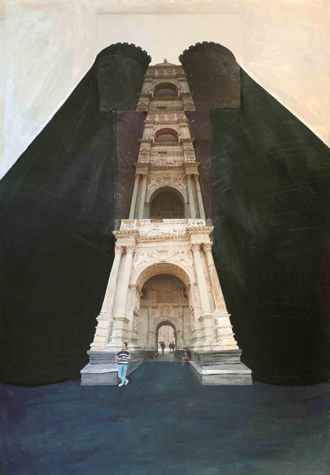 TECNICA DELLA FOTOPITTURA
La tecnica utilizzata è stata definita come FOTO-PITTURA dalla critica d'arte Silvia Pegoraro di Ravenna ed è stata un'invenzione d'artista nel 1994. Infatti, dal 1964 Dario Cusani lavorava con la fotografia e la pittura