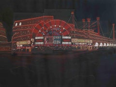 The Las Vegas Ship - La nave di Las Vegas - Paint by Dario Cusani - 1996