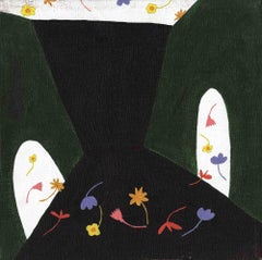La stanza dei profumi ricorrenti - Pittura acrilica di Dario Cusani - 1994