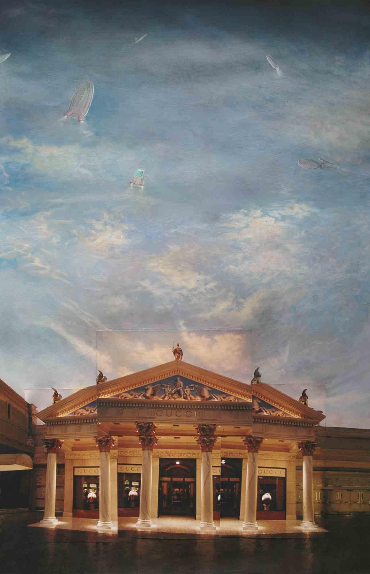 TECNICA DELLA FOTOPITTURA
La tecnica utilizzata è stata definita come FOTO-PITTURA dalla critica d'arte Silvia Pegoraro di Ravenna ed è stata un'invenzione d'artista nel 1994. Infatti, dal 1964 Dario Cusani lavorava con la fotografia e la pittura
