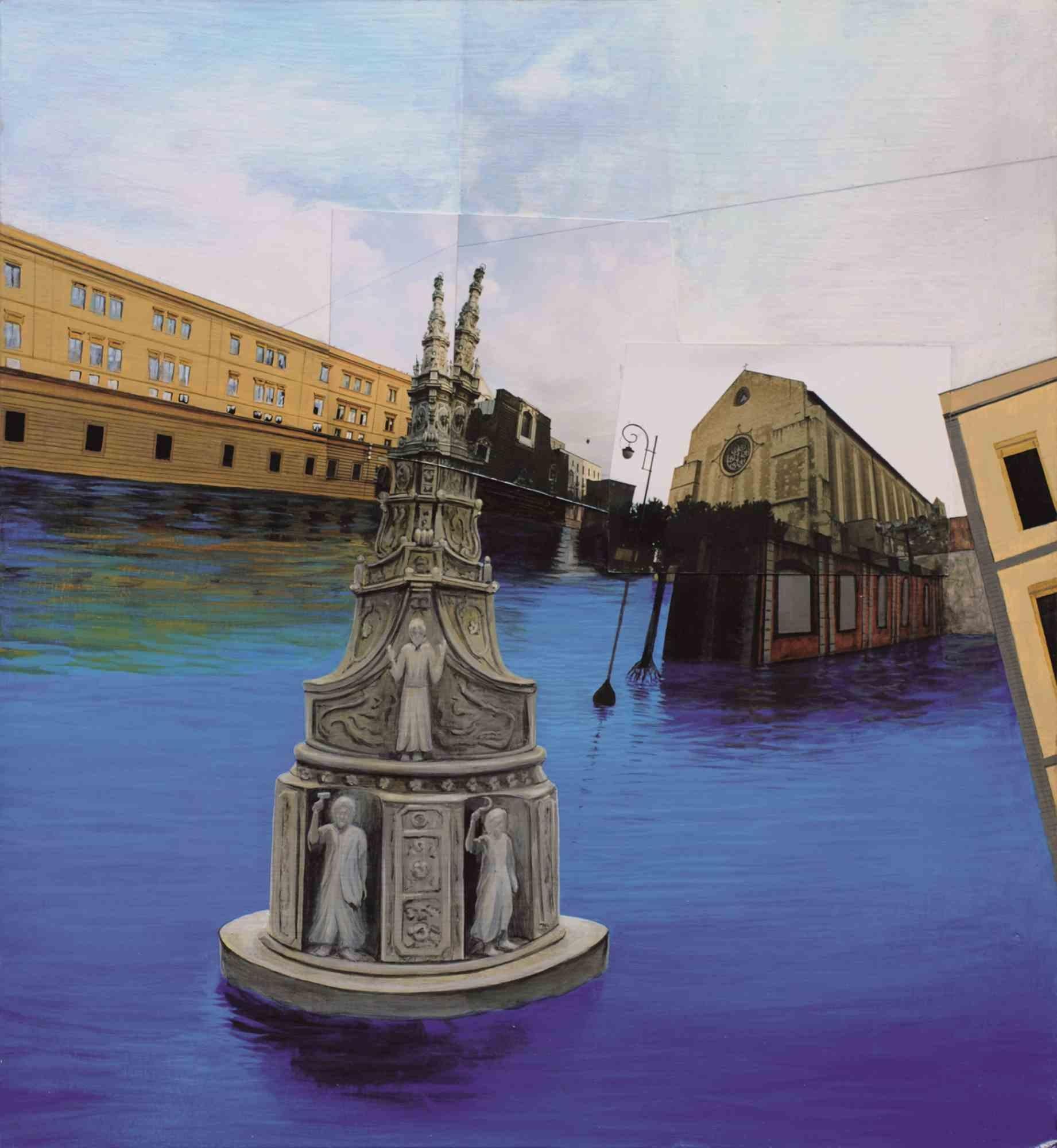 TECNICA DELLA FOTOPITTURA
La tecnica utilizzata è stata definita come FOTO-PITTURA dalla critica d'arte Silvia Pegoraro di Ravenna ed è stata un'invenzione d'artista nel 1994. Infatti, dal 1964 Dario Cusani lavorava con la fotografia e la pittura