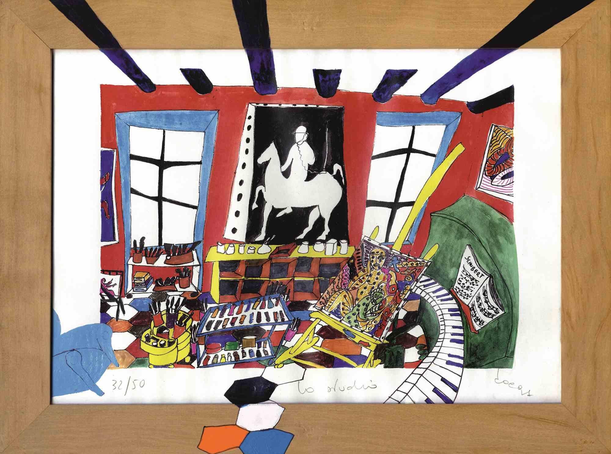 Quadro in acrilico realizzato da Dario Cusani nel 1996. Certificato di autenticità dell'artista sulla fotografia.

DIVENTO UN ARTISTA PROFESSIONISTA (1986)
Nella primavera del 1986, con la chiusura del giornale Reporter, decisi di abbandonare