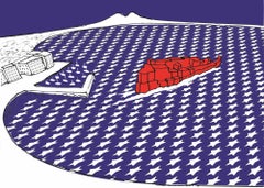 Castellovo USA - Print by Dario Cusani - 2023