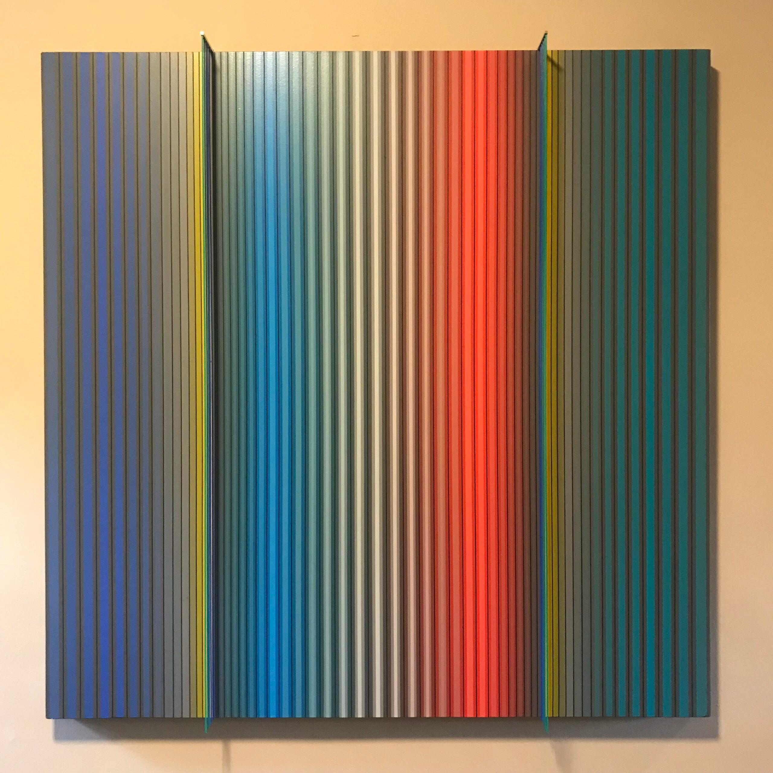 Dario Perez Flores Abstract Painting - Prochromatique No.1172