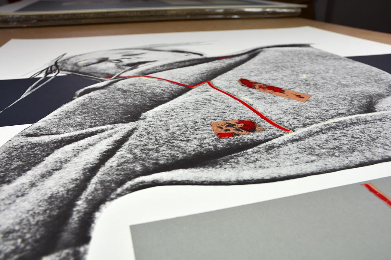 Dario Villalba - UNTITLED 2 Limited Conceptualism Spanish Contemporary Grey (en anglais) en vente 2