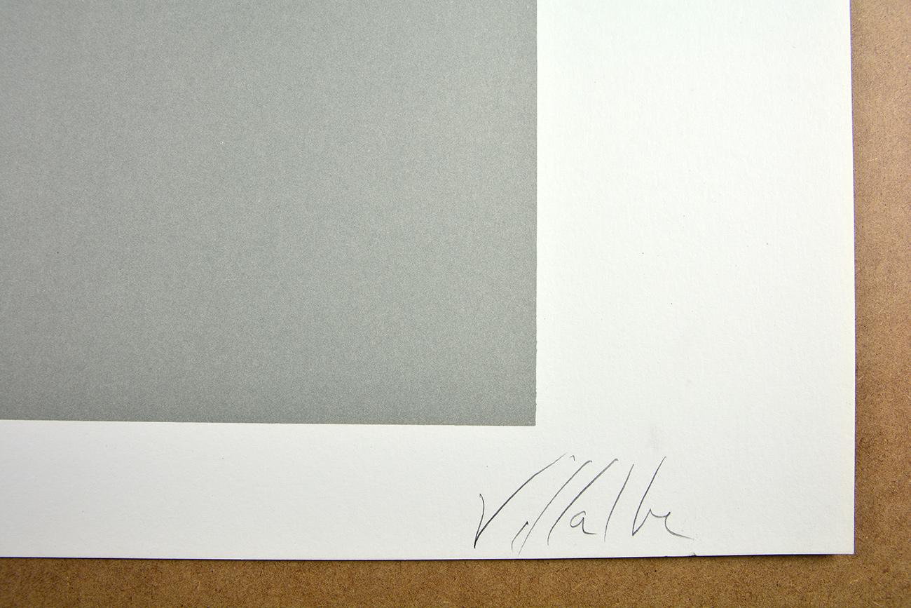 Dario Villalba - UNTITLED 2 Limited Conceptualism Spanish Contemporary Grey For Sale 4