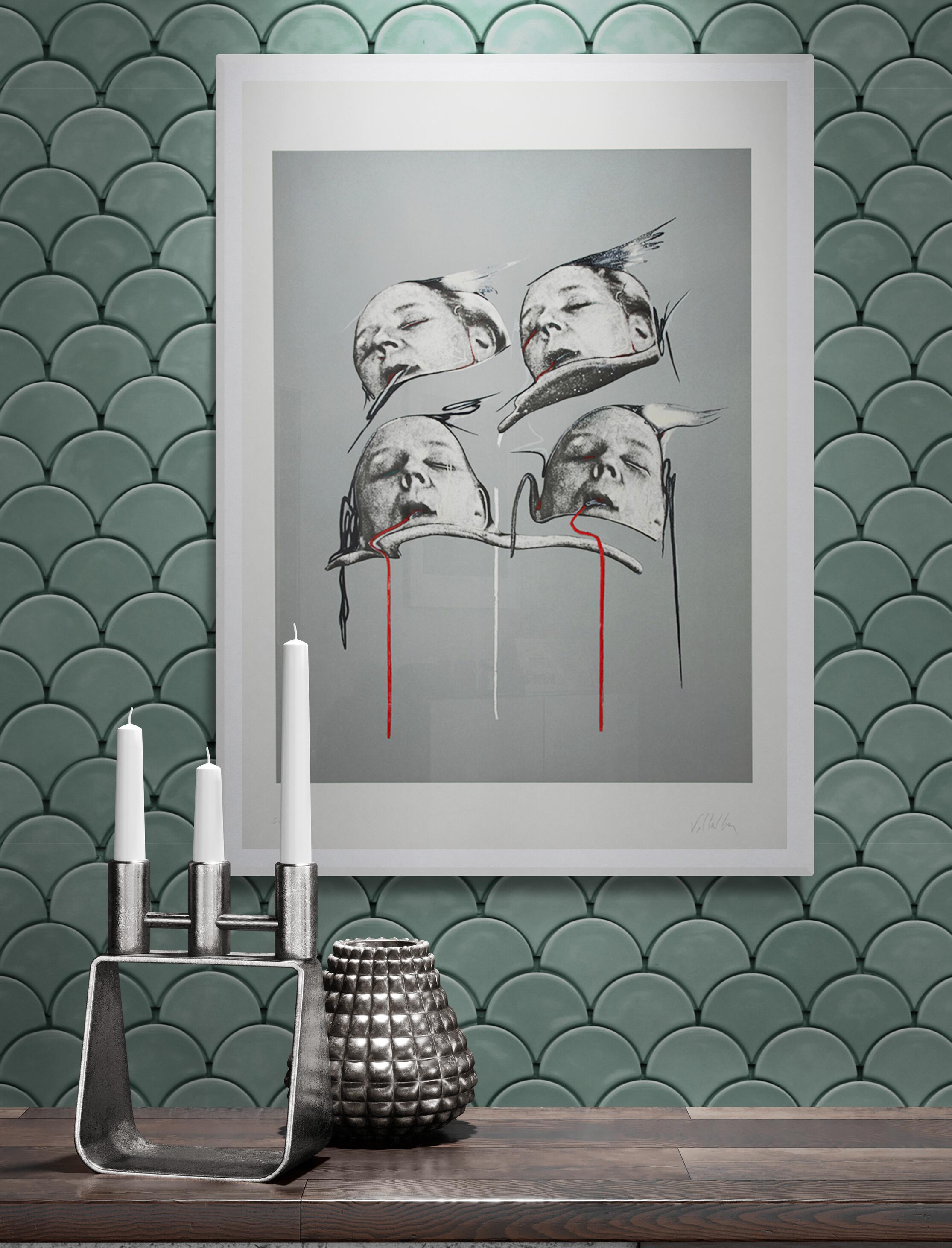 Dario Villalba UNTITLED 3 Conceptualismo Limitado Contemporáneo Español Mujer Gris 6