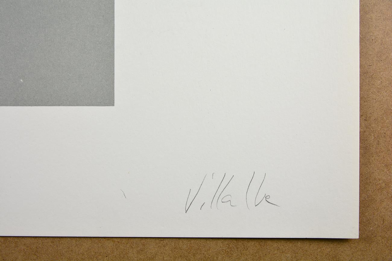 Dario Villalba UNTITLED 5 Limited Conceptualism Spanish Contemporary Grey Woman For Sale 4