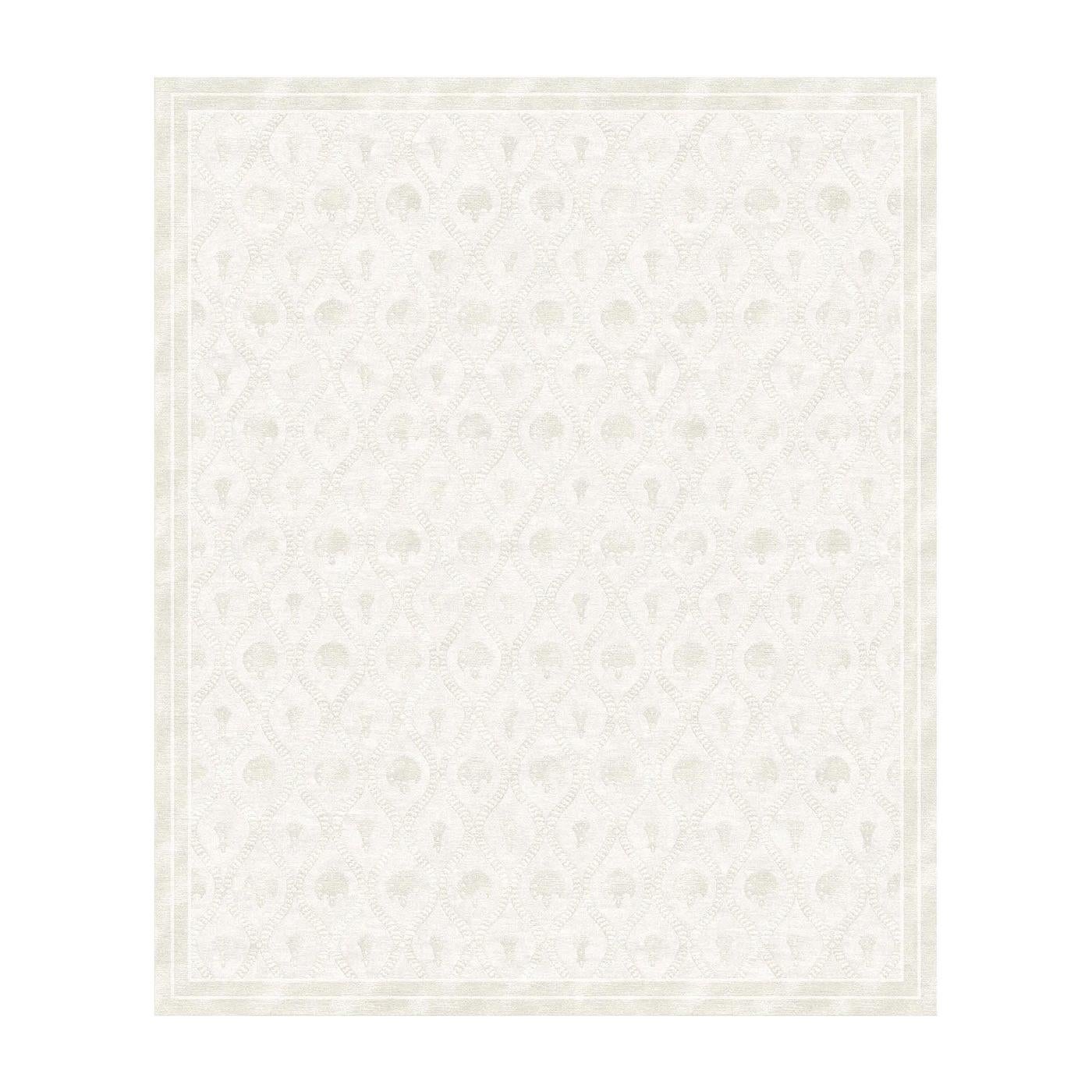 Darius Beige Rug by Malcusa For Sale