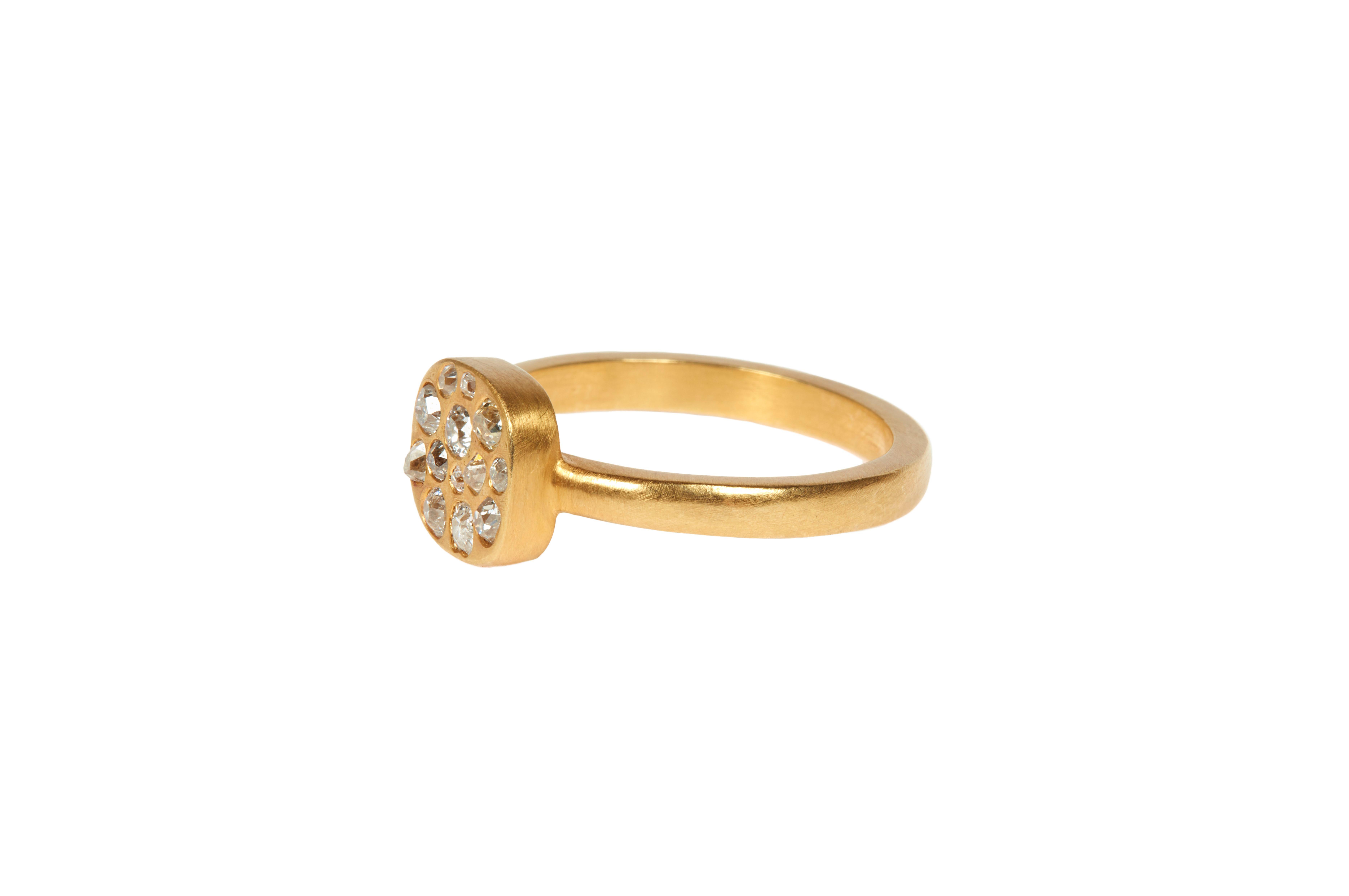 For Sale:  Darius Jewels Diamond Signet Ring V.3 3
