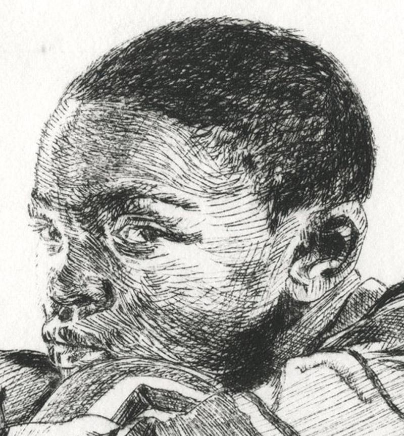 Darius at 10 - American Realist Print by Darius Steward